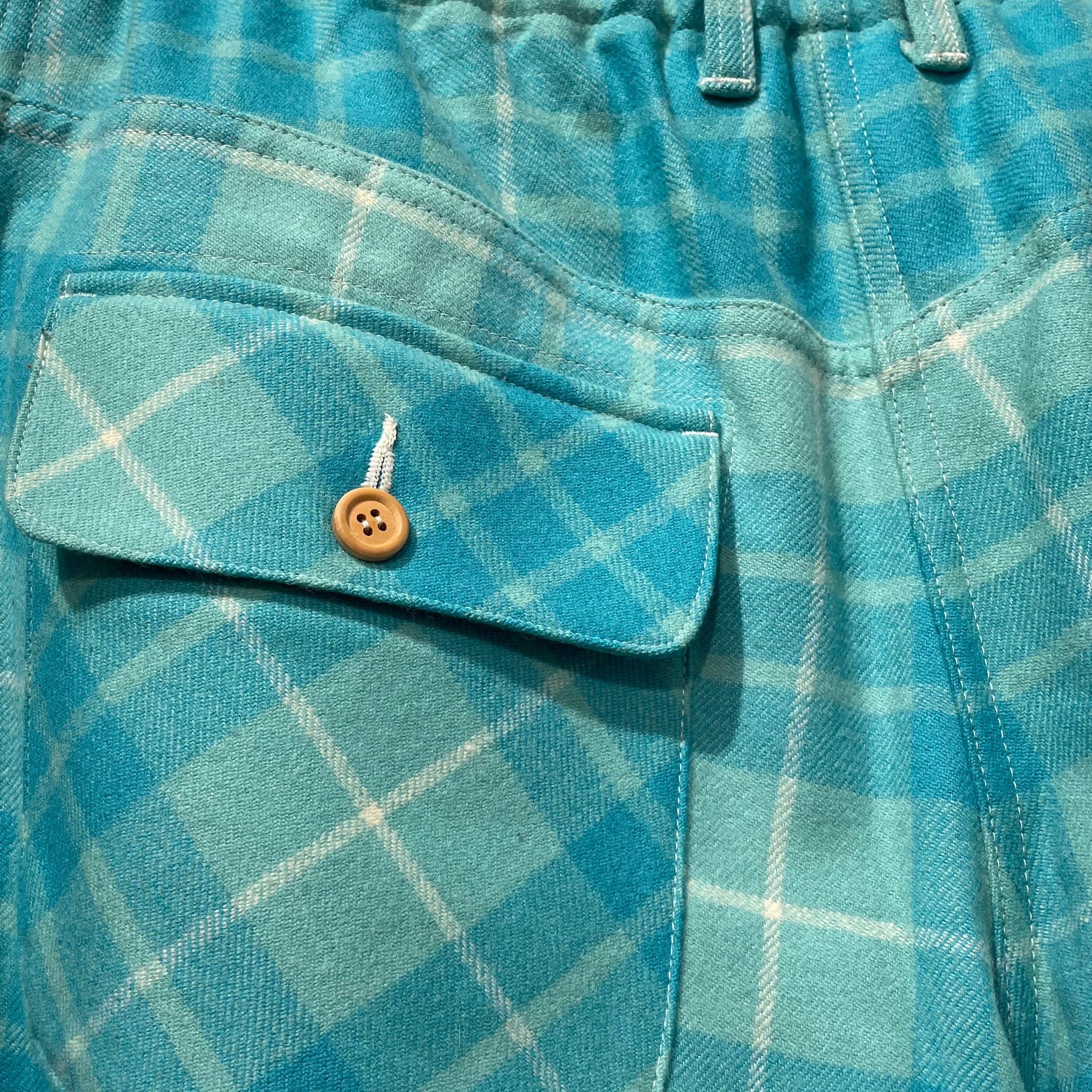 COMME des GARCONS/Slacks/S/BLU/Plaid/ view 3