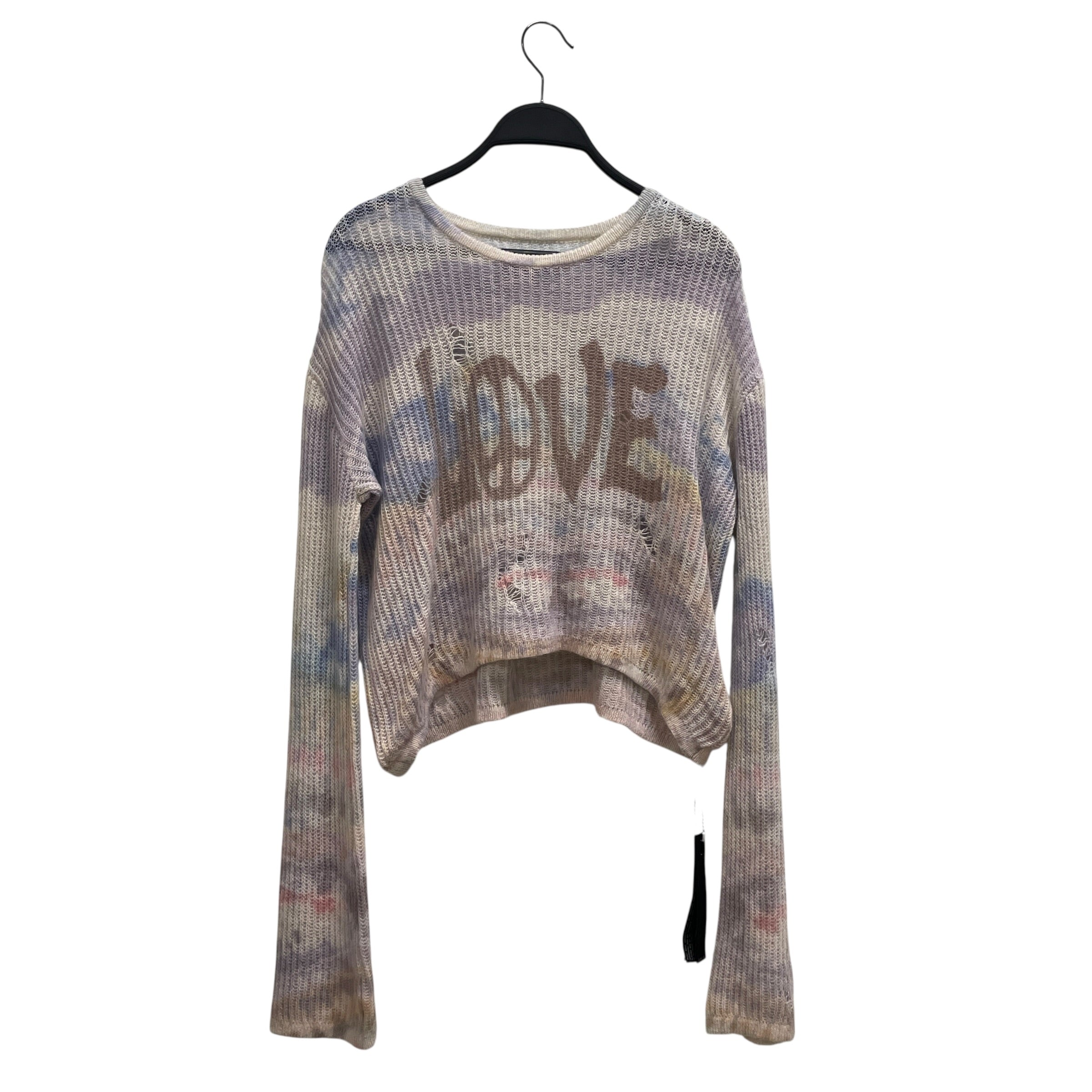 AMIRI/Sweater/S/All Over Print/Cashmere/MLT/love middle view 1