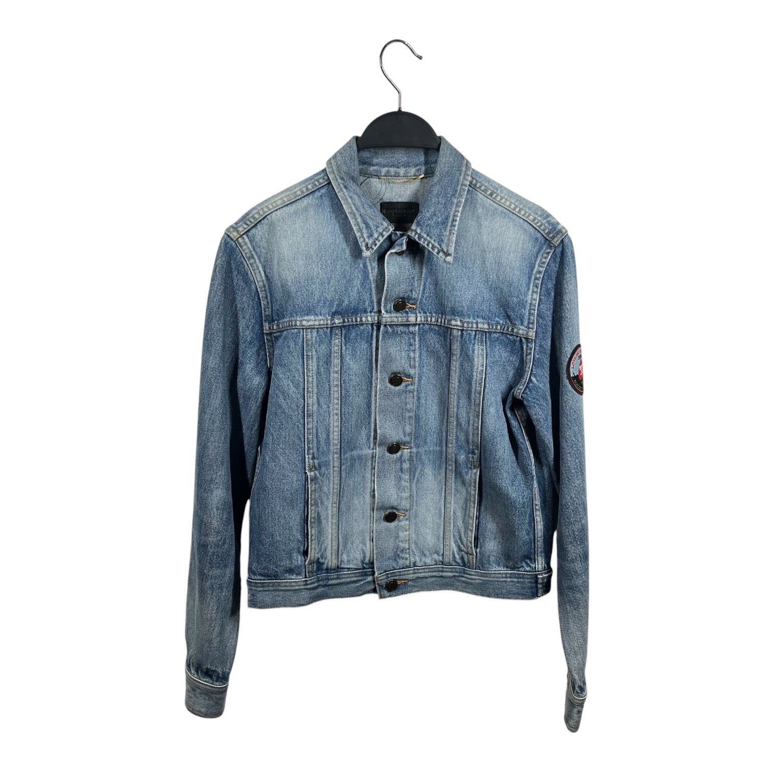 SAINT LAURENT/Denim Jkt/XS/Denim/IDG/LOVE ME FOREVER PATCH view 1