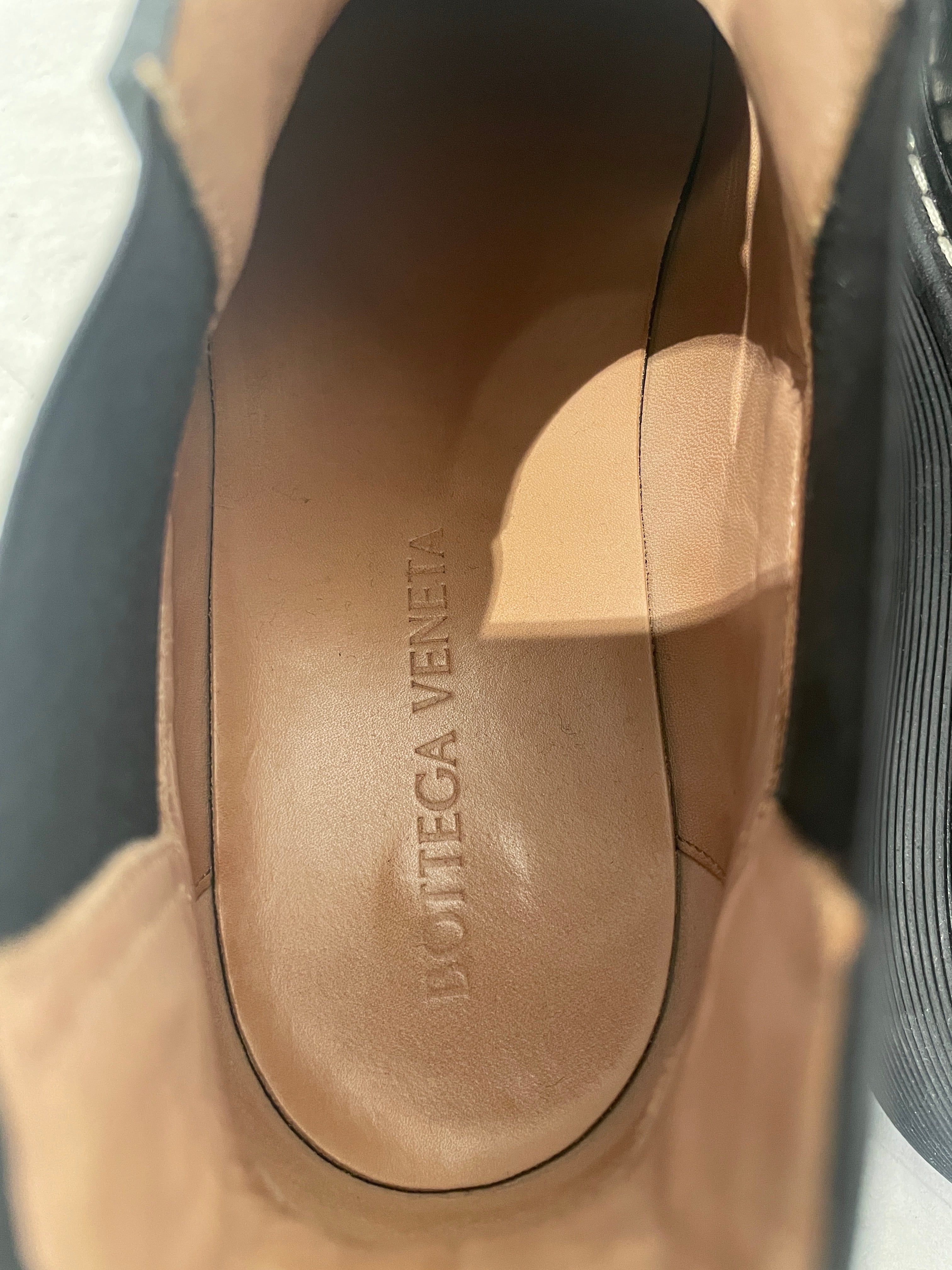 BOTTEGA VENETA/Chelsea Boots/EU 41/Leather/BLK/PLSTFORM view 5