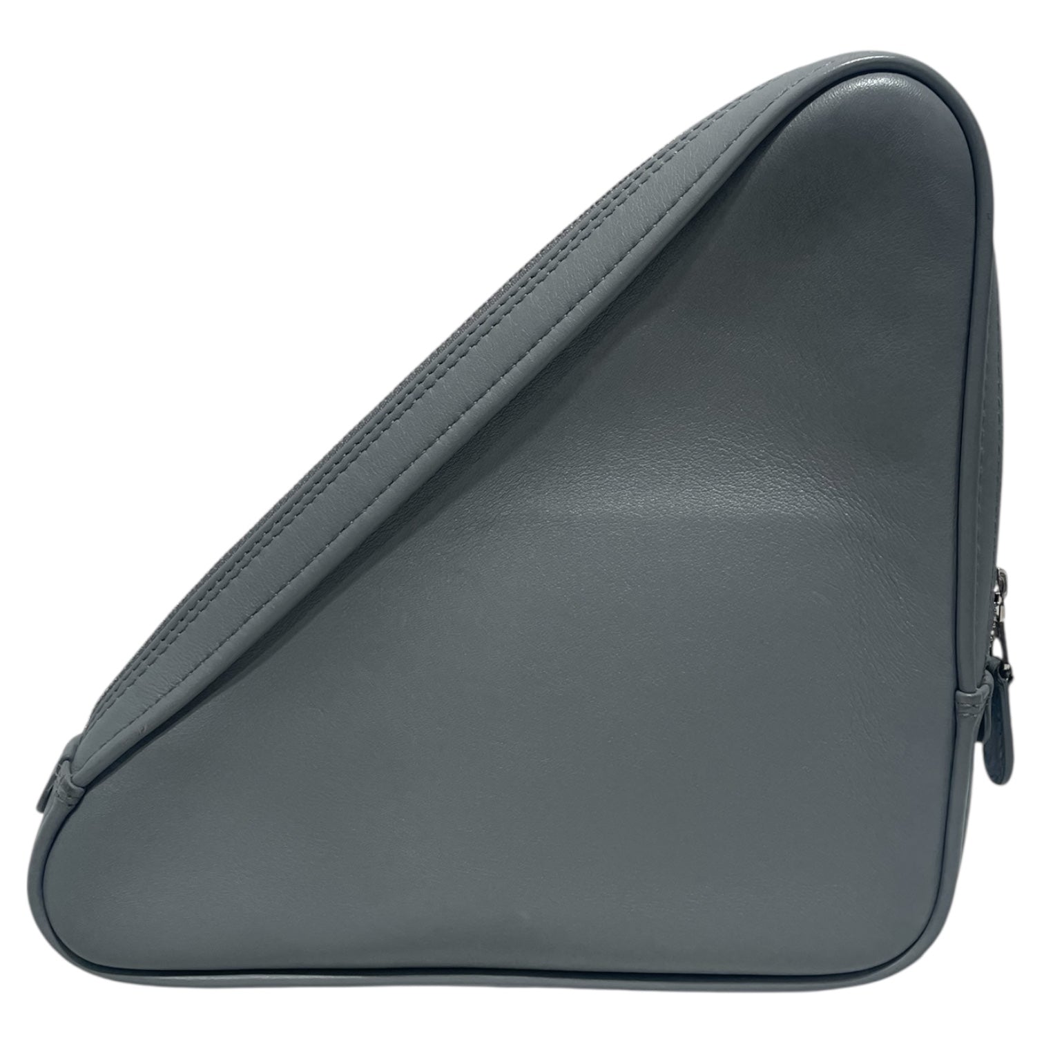BALENCIAGA/Pouch/Leather/SLV/Medium Triangle Pouch view 2