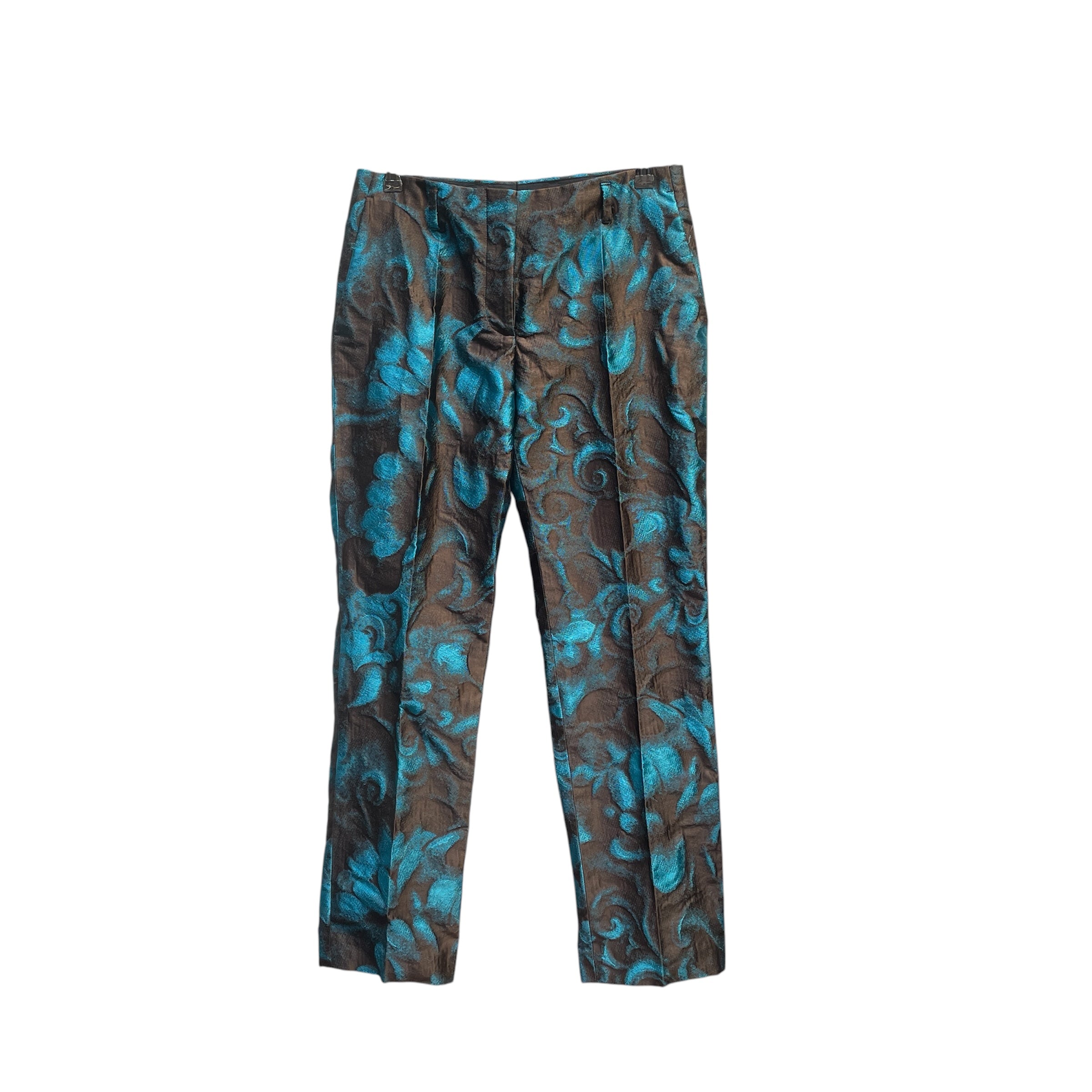 DRIES VAN NOTEN/Bottoms/38/Blue/Polyester/71-04-04-04010/71-04-04-04010 view 1