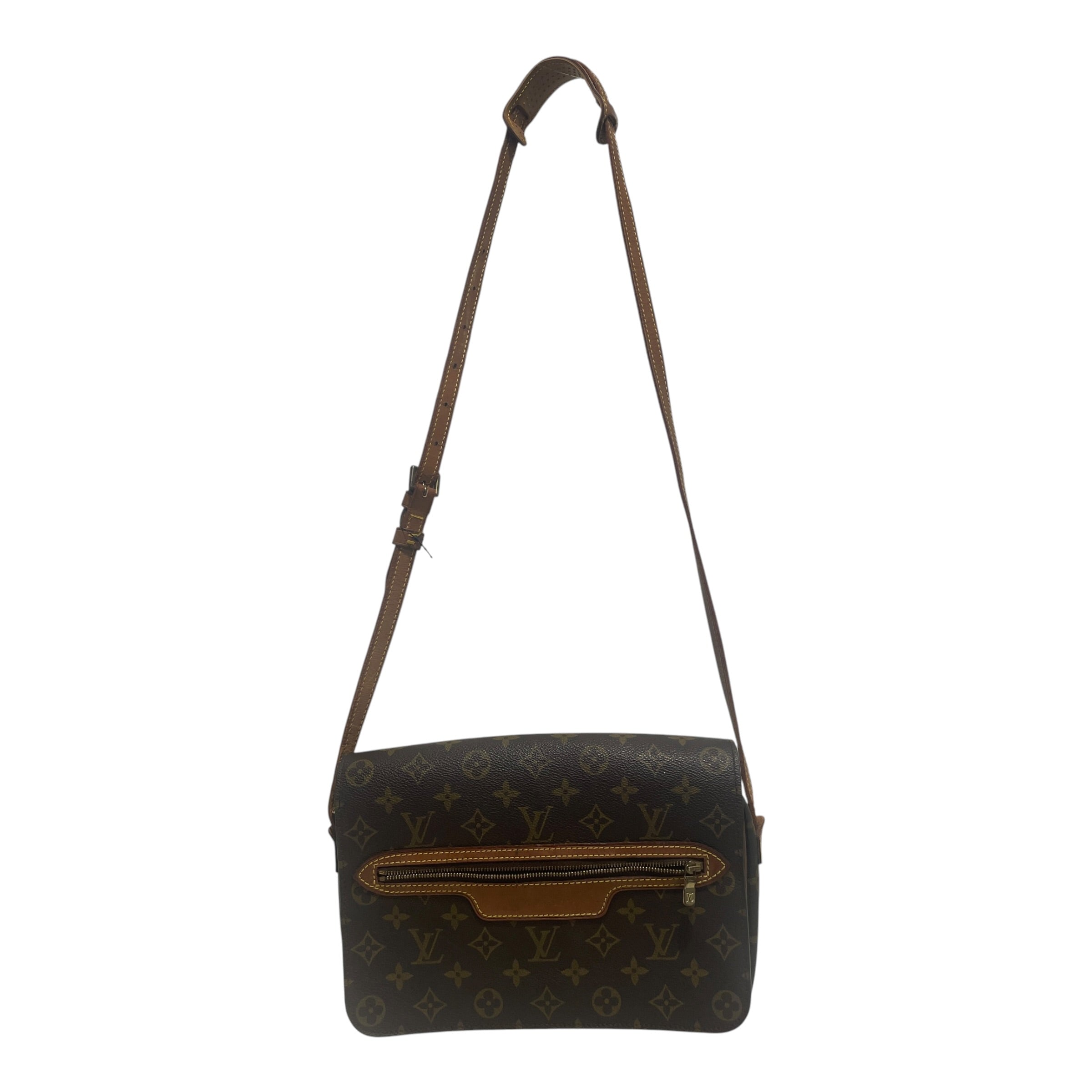 LOUIS VUITTON/Cross Body Bag/Leather/BRW/Saint Germain Crossbody view 1