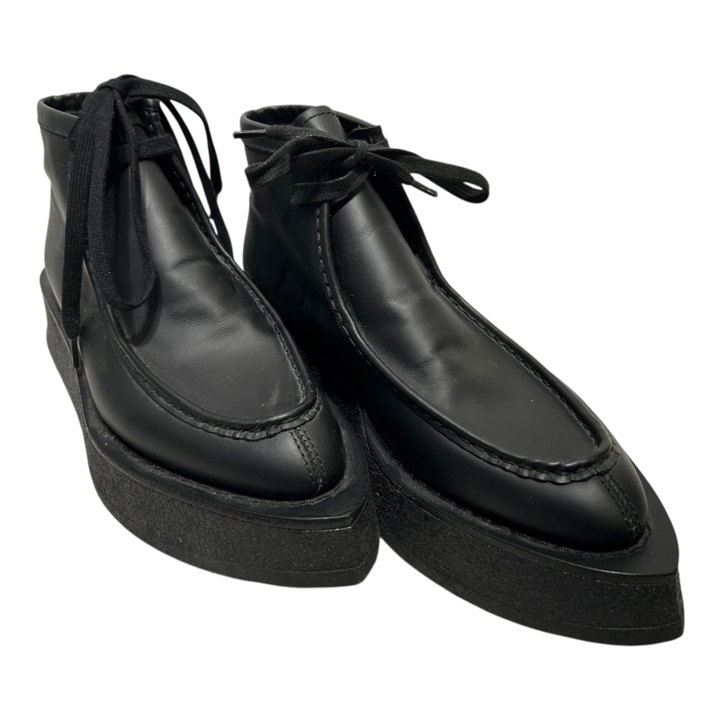 Maison Margiela/Boots/EU 37/Leather/BLK/Pointed Toe Platform Boots view 2