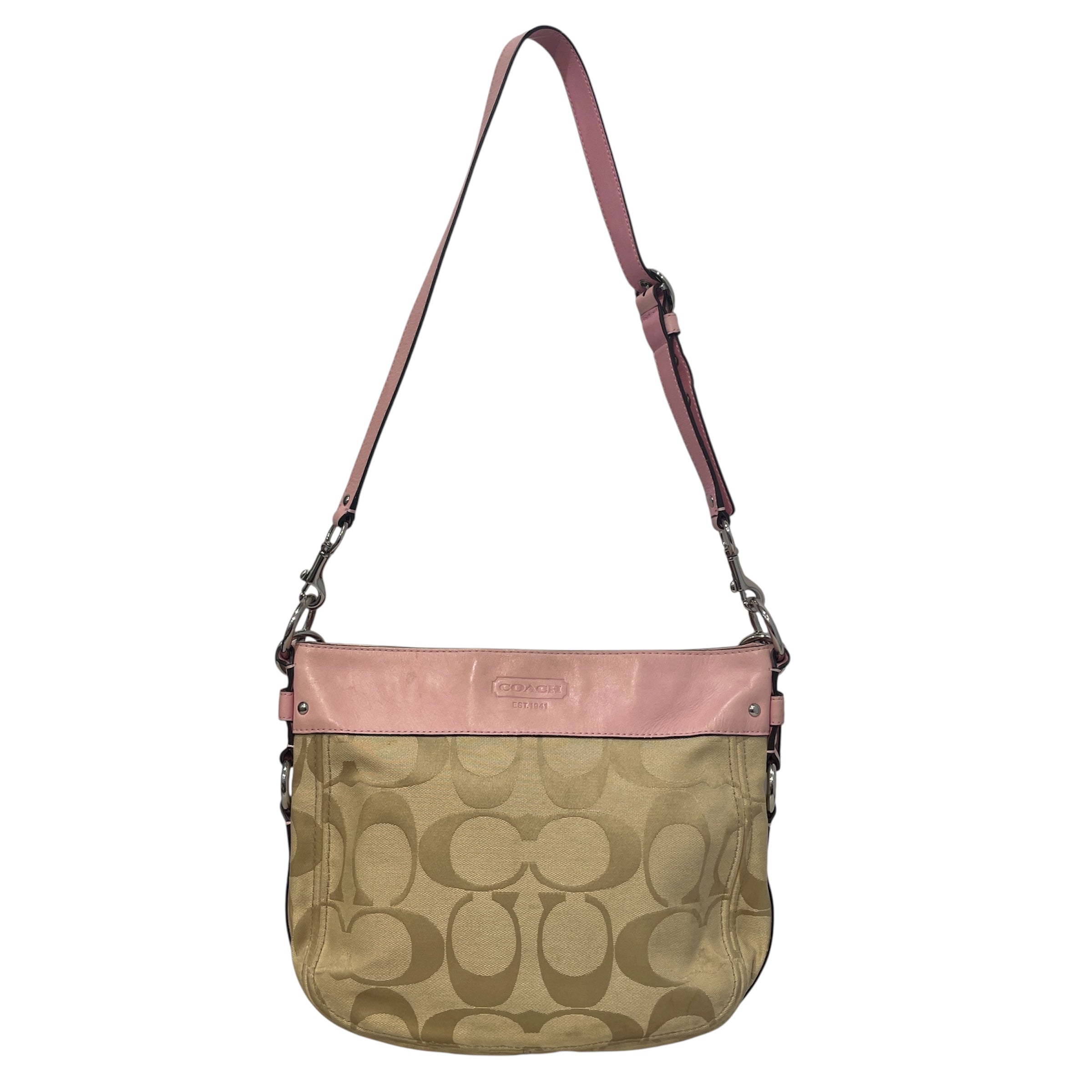 COACH/Bag/Monogram/Leather/MLT/Zoe Shoulder Bag view 2