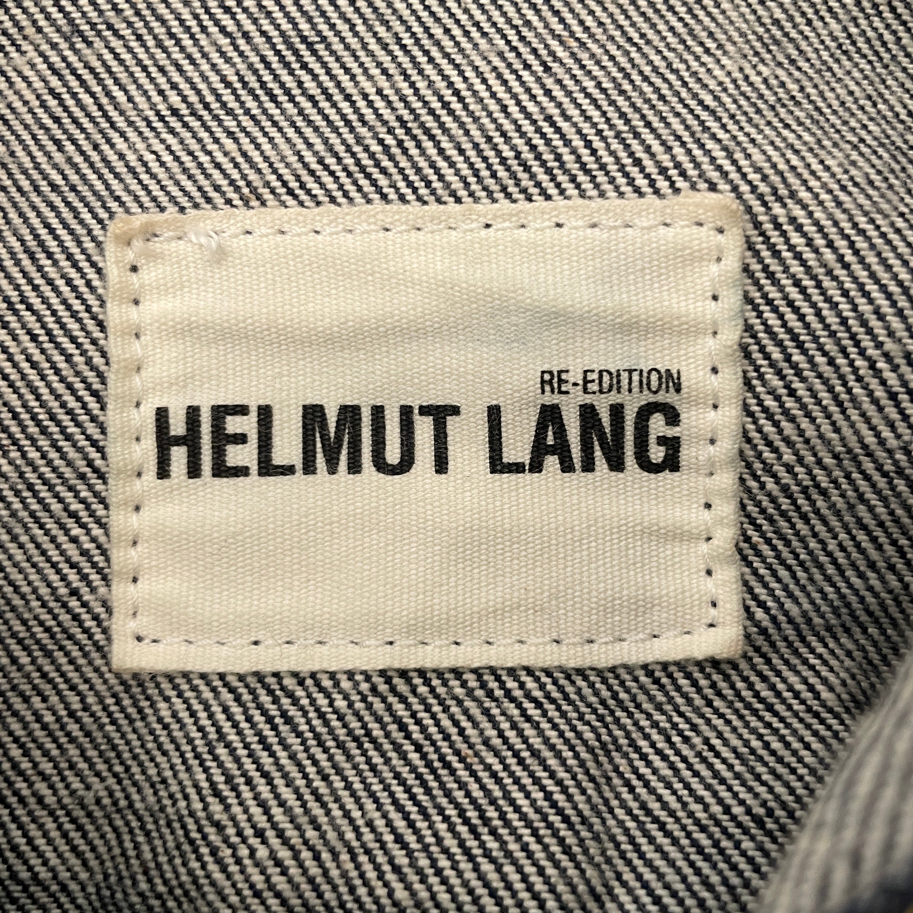 Helmut Lang/Denim Jkt/S/Denim/IDG/Stripe/ view 3
