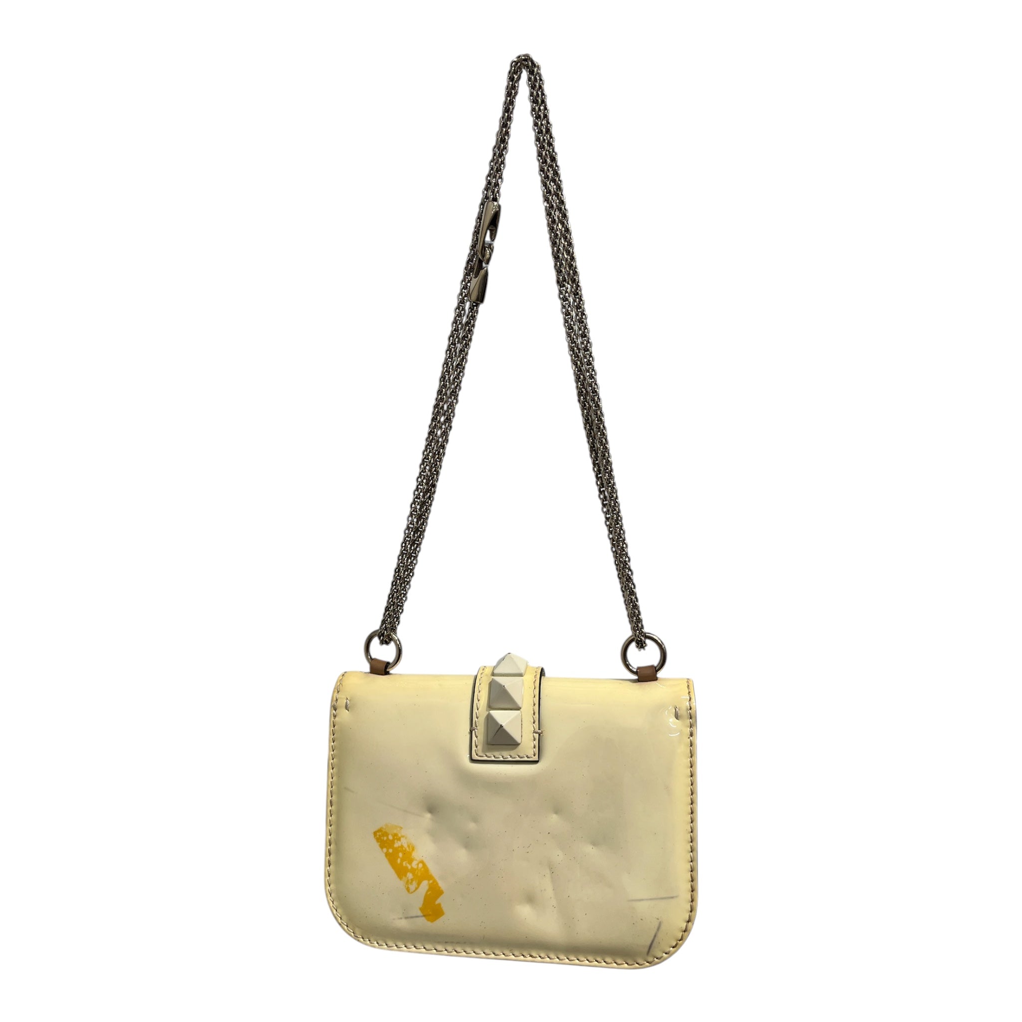 VALENTINO GARAVANI/Cross Body Bag/Leather/IVR/TOP FLAP/ STUDDING view 2