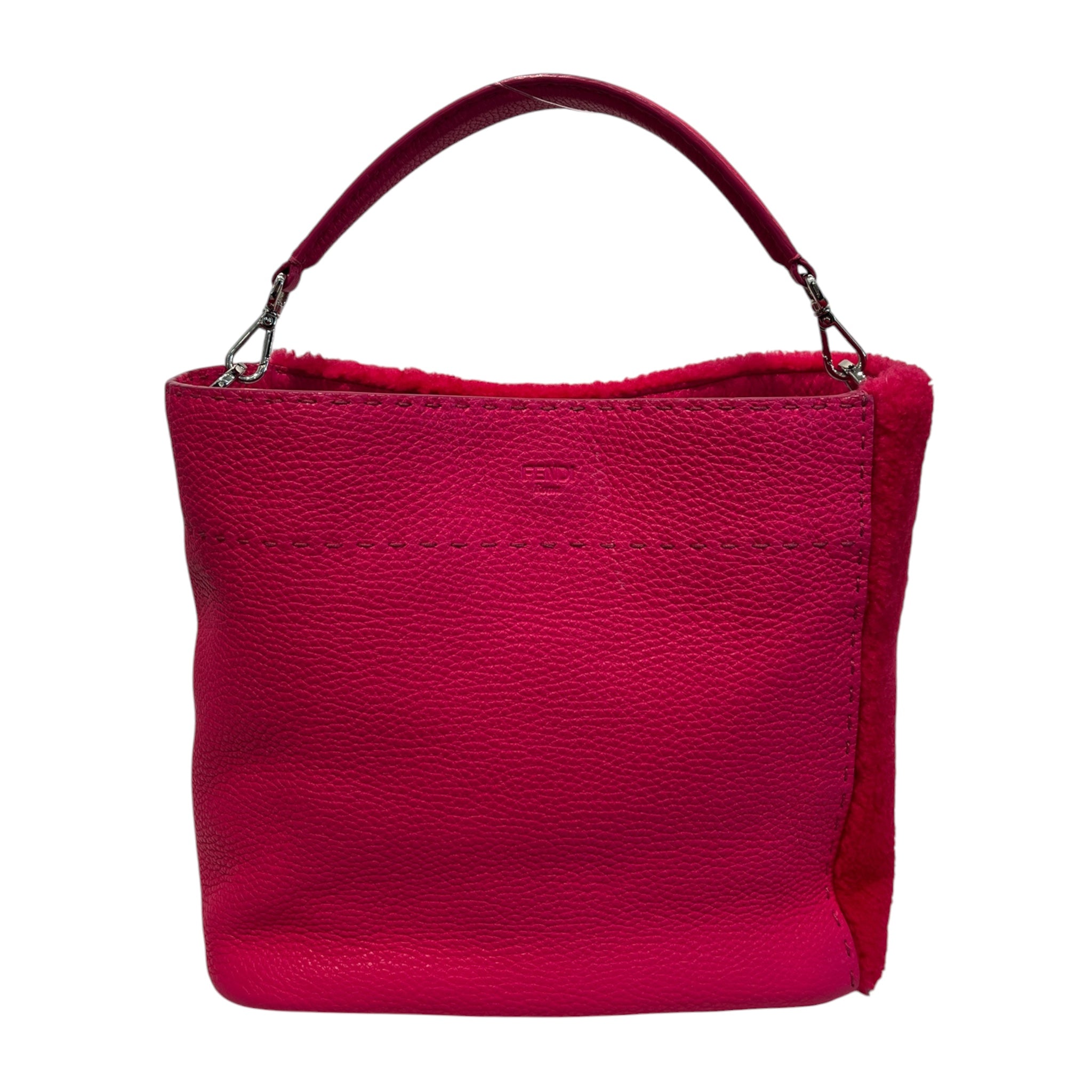 FENDI/Basket Bag/Leather/PNK/ANNA SELLERIA BUCKET BAG CRAFT view 1