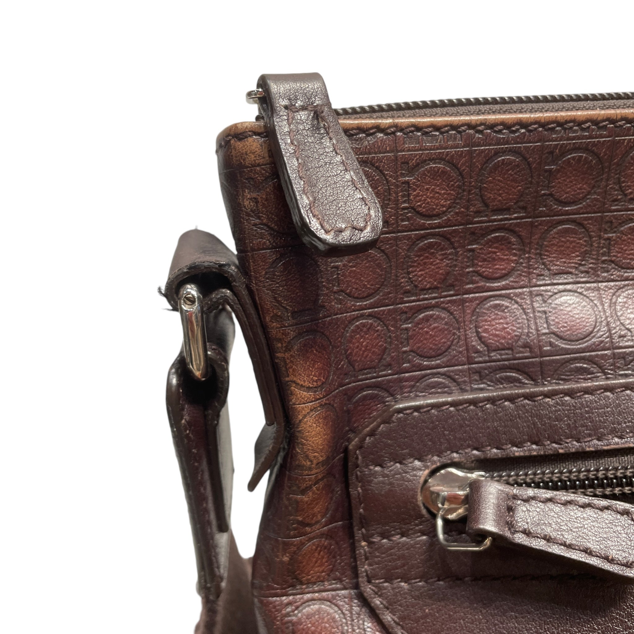 Salvatore Ferragamo/Cross Body Bag/Leather/BRW/ view 8