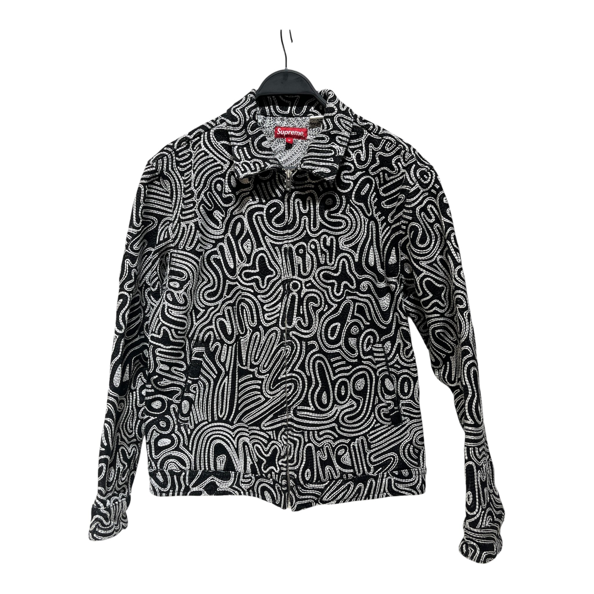 Supreme/Denim Jkt/M/Cotton/BLK/Graphic/Chainstitch Jacket view 1