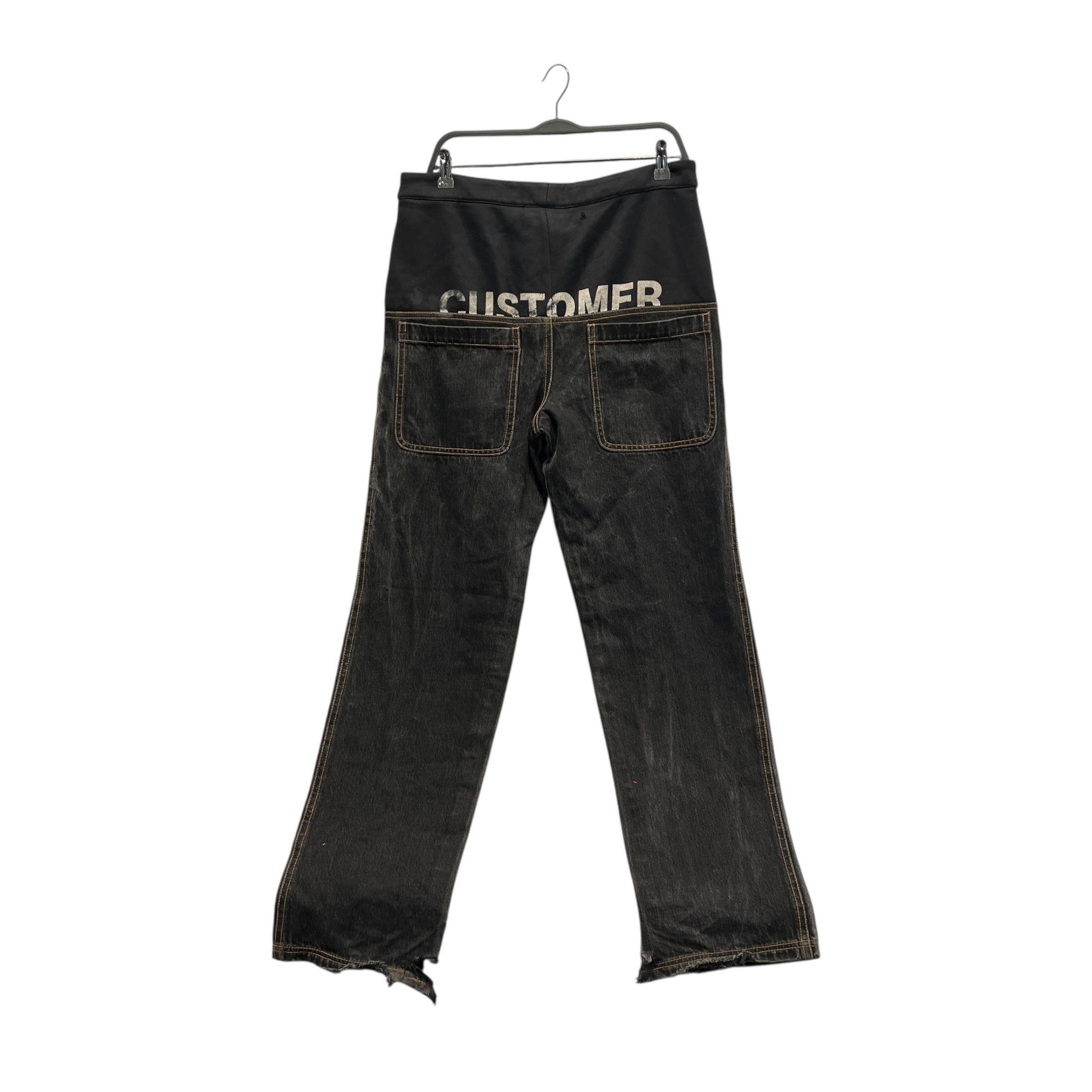 Telfar/Pants/M/Denim/BLK/TELFAR HYBRID DENIM view 2