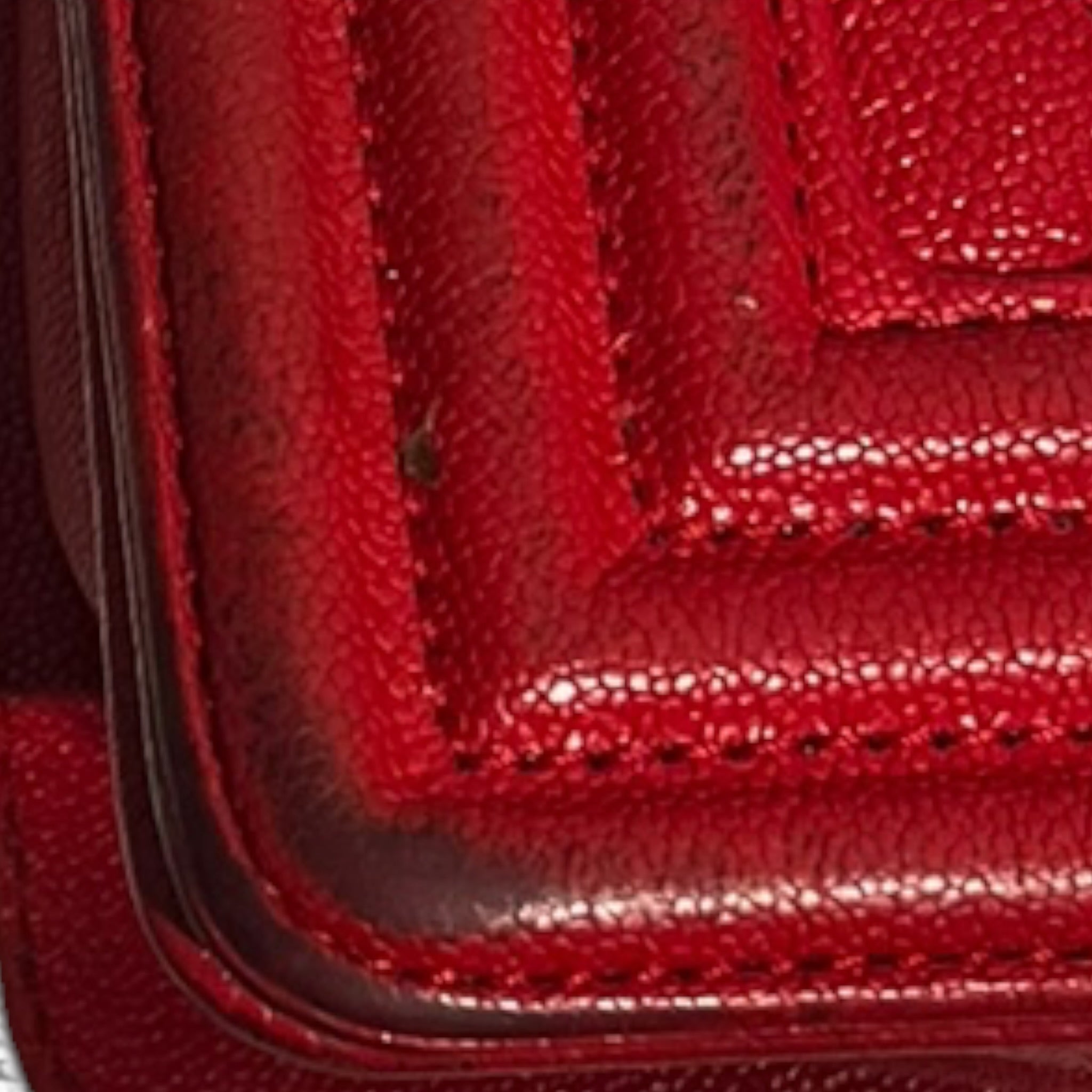 CHANEL/Cross Body Bag/Leather/RED/29843702 Boy Bag view 6