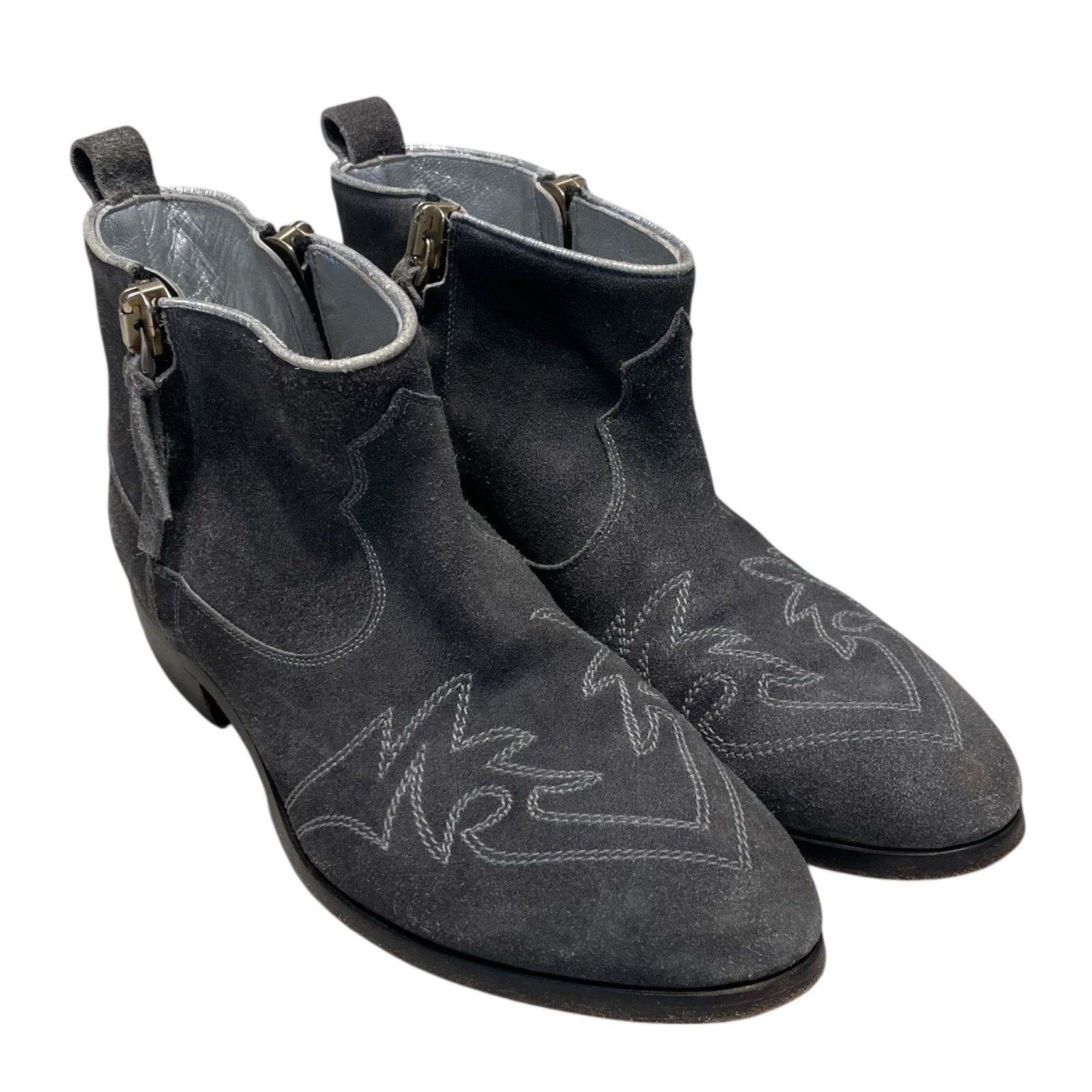 GOLDEN GOOSE/Ankle Boots/EU 39/Suede/GRY/ view 1