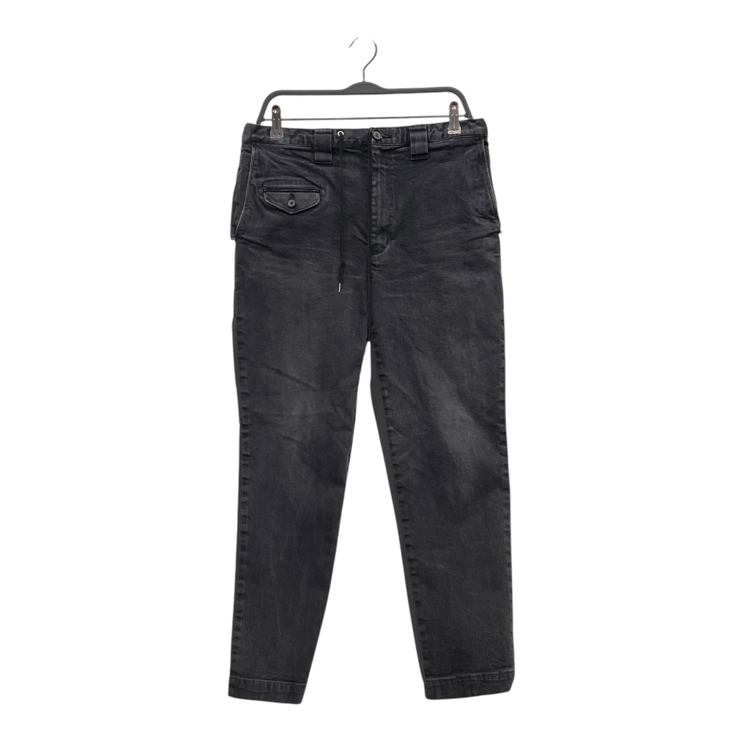 MIHARA YASUHIRO/Pants/Cotton/BLK/CARGO PANTS NYLON BACK PANEL view 1