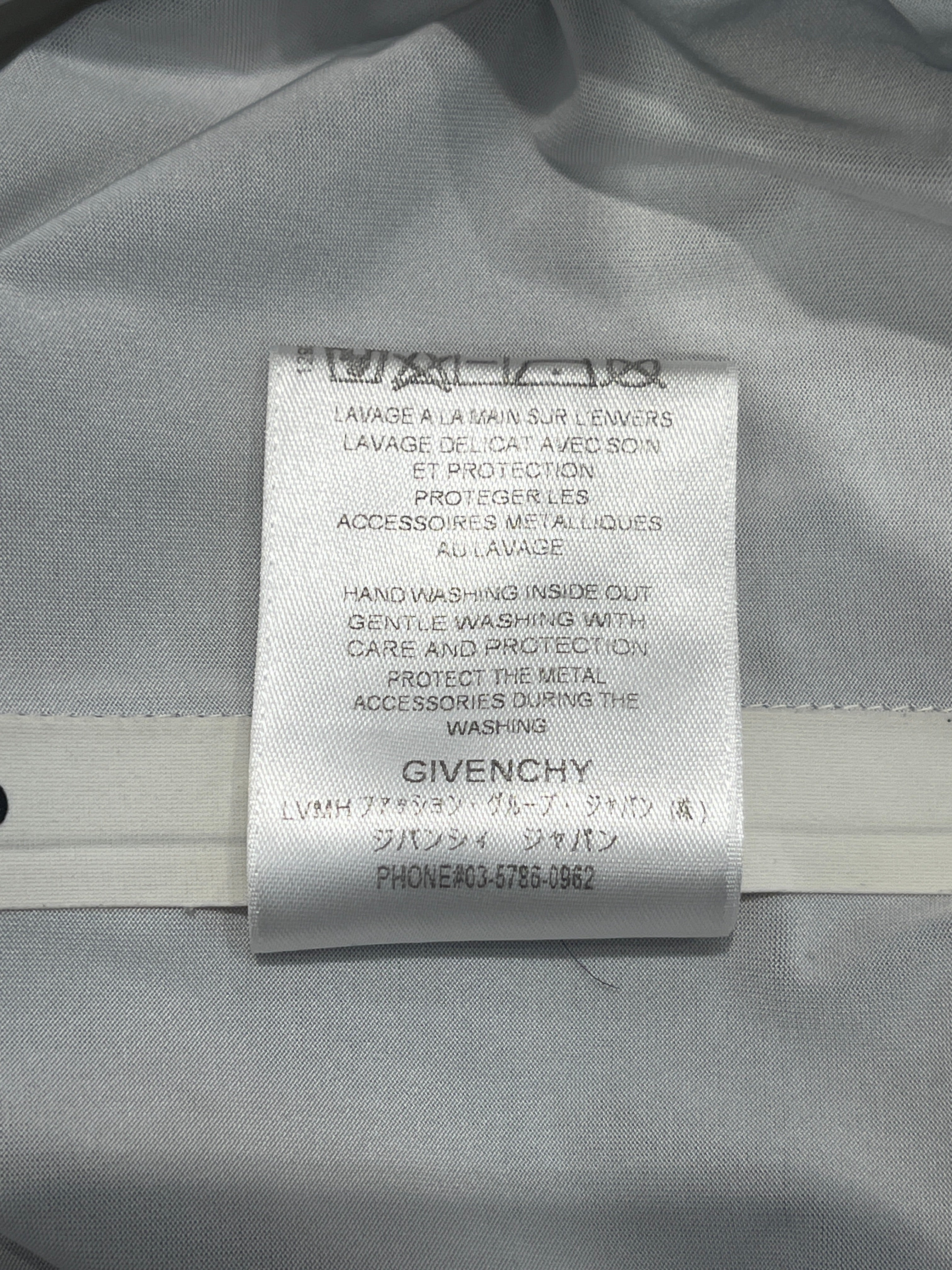 GIVENCHY/Jacket/52/Polyester/BLU/IRRIDESCENT ZIP UP JACKET view 5