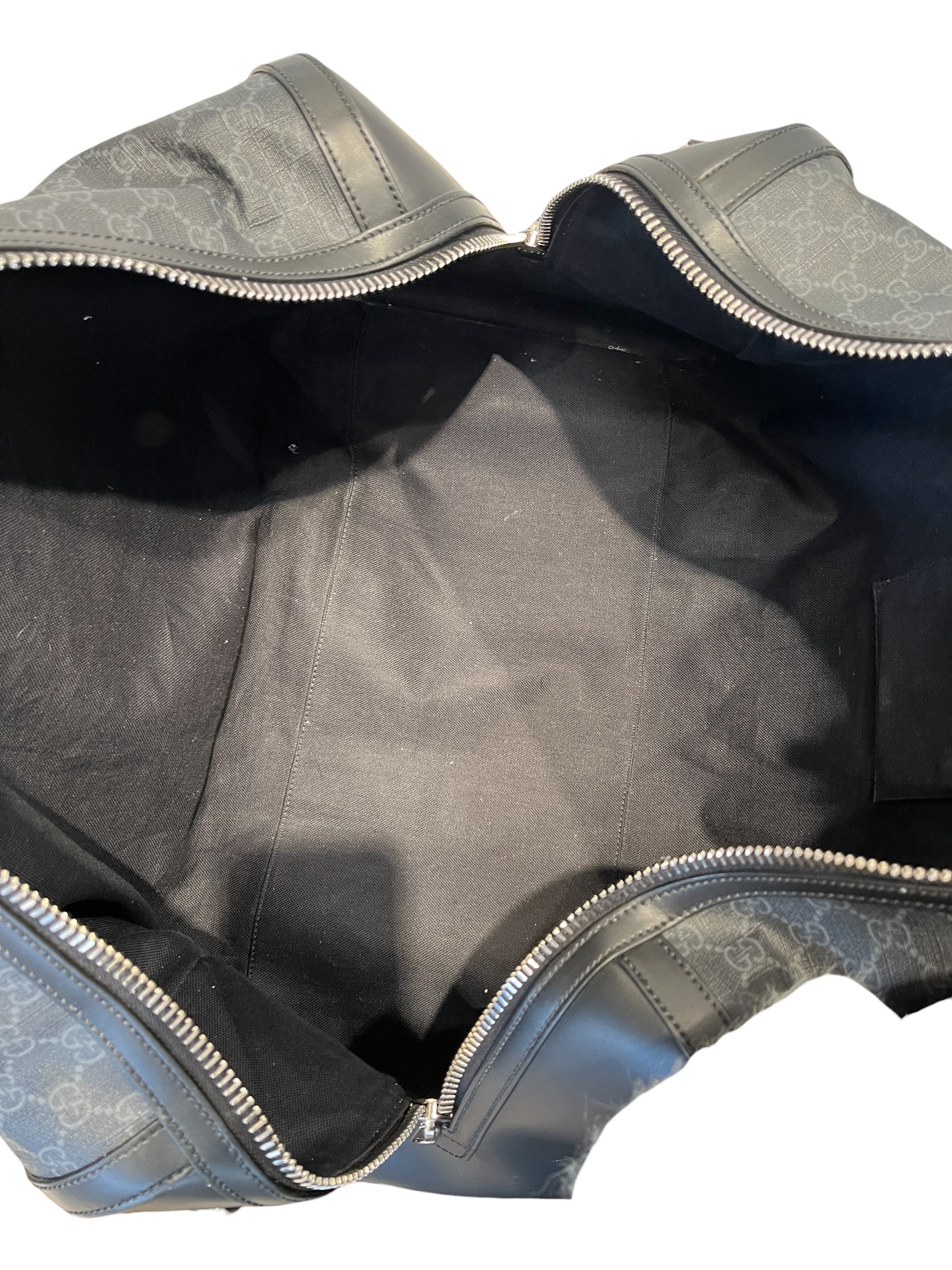 GUCCI/Luggage/Monogram/Leather/BLK/LEATHER DUFFEL view 5