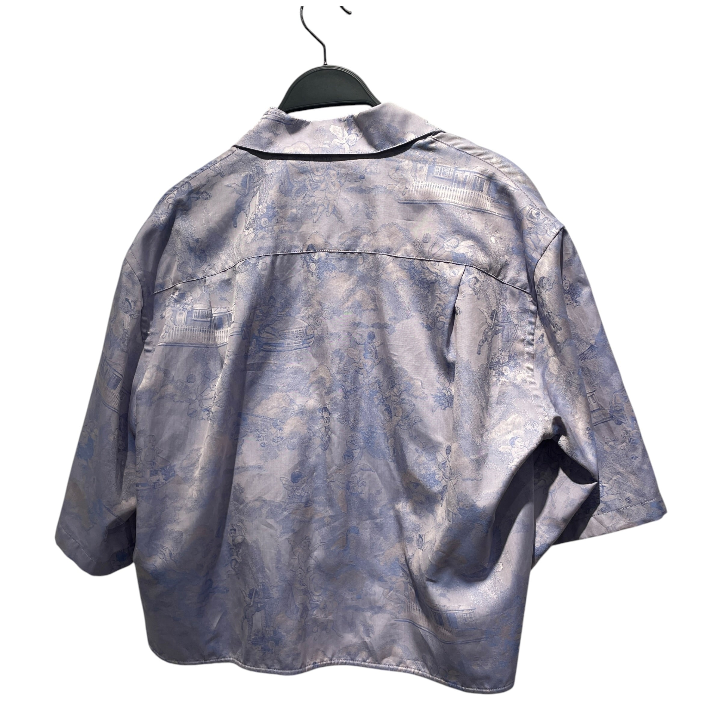 OFF-WHITE/Shirt/S/All Over Print/Polyester/PNK/Top And bottom view 2