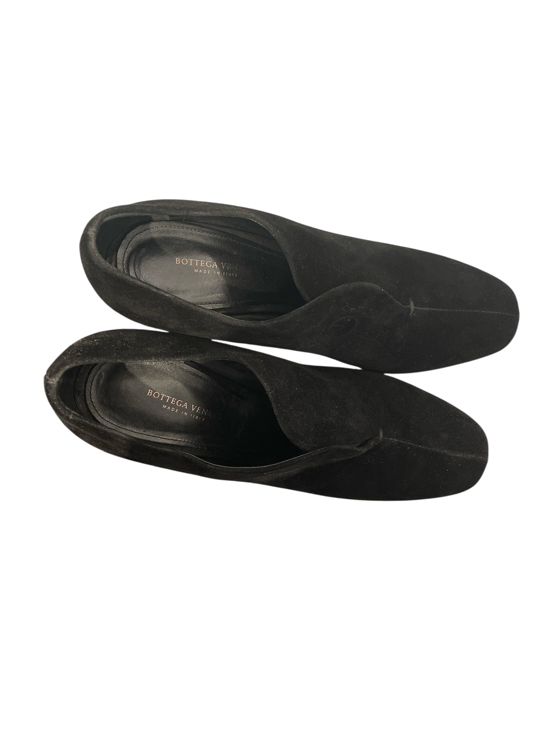 BOTTEGA VENETA/Heels/EU 39/BLK/SUEDE HEELS FLAP CLOSURE view 3