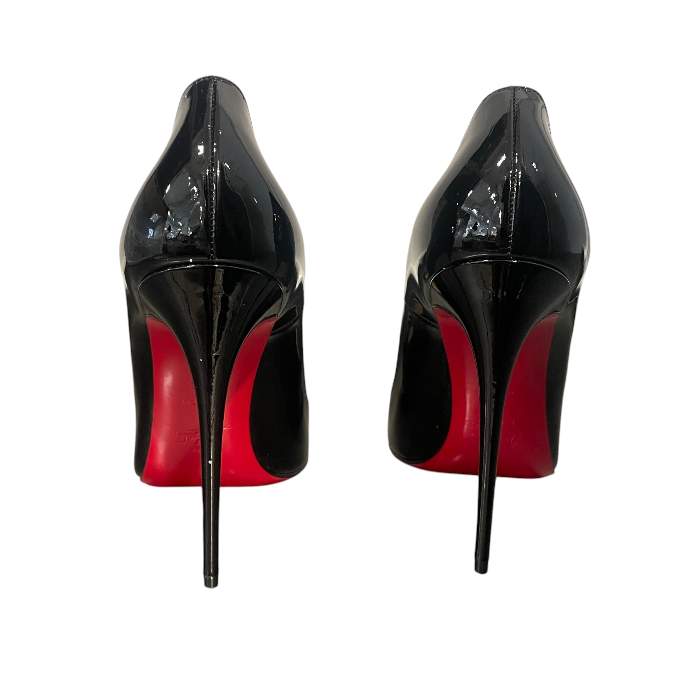 Christian Louboutin/Heels/US 9.5/Leather/BLK/Pointed-Toe/patent so kate view 2
