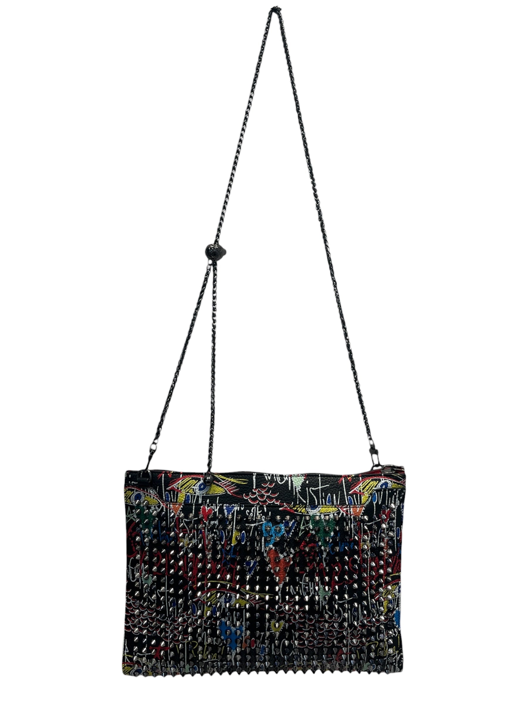 Christian Louboutin/Bag/All Over Print/Leather/BLK/GRAFFITI PRINT view 1