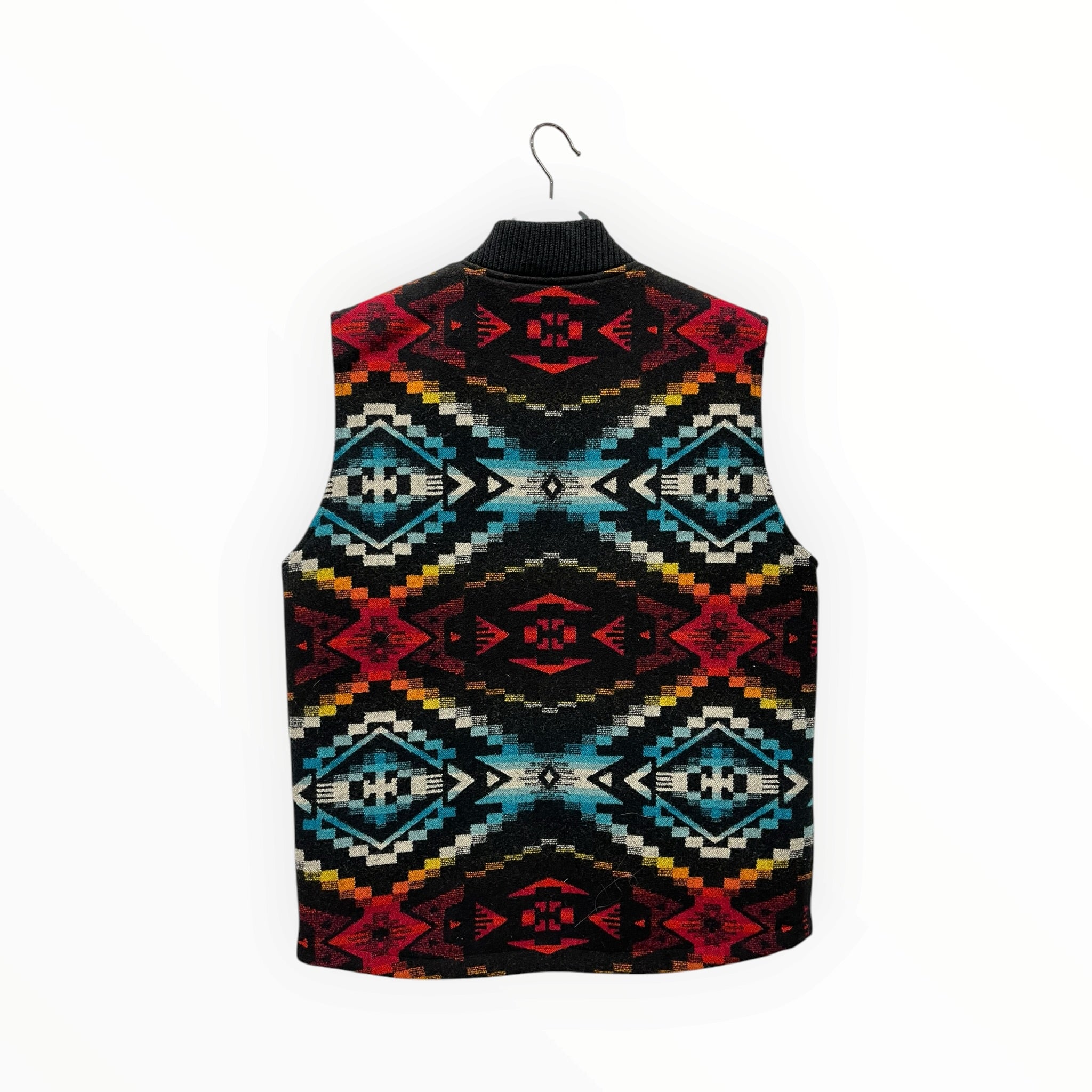 PENDLETON/Vest/M/All Over Print/Wool/MLT/Vest W/ red blue yellow knit view 2
