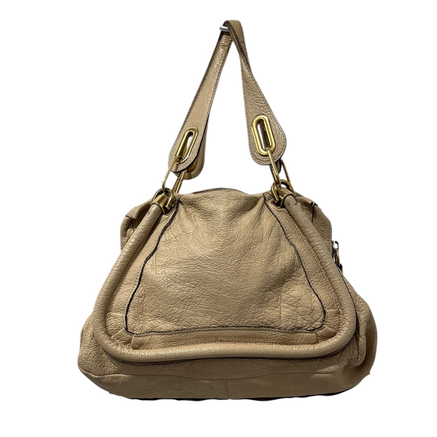 Chloe/Bag/Leather/BEG/PARATY BAG GOLD HARDWARE view 2