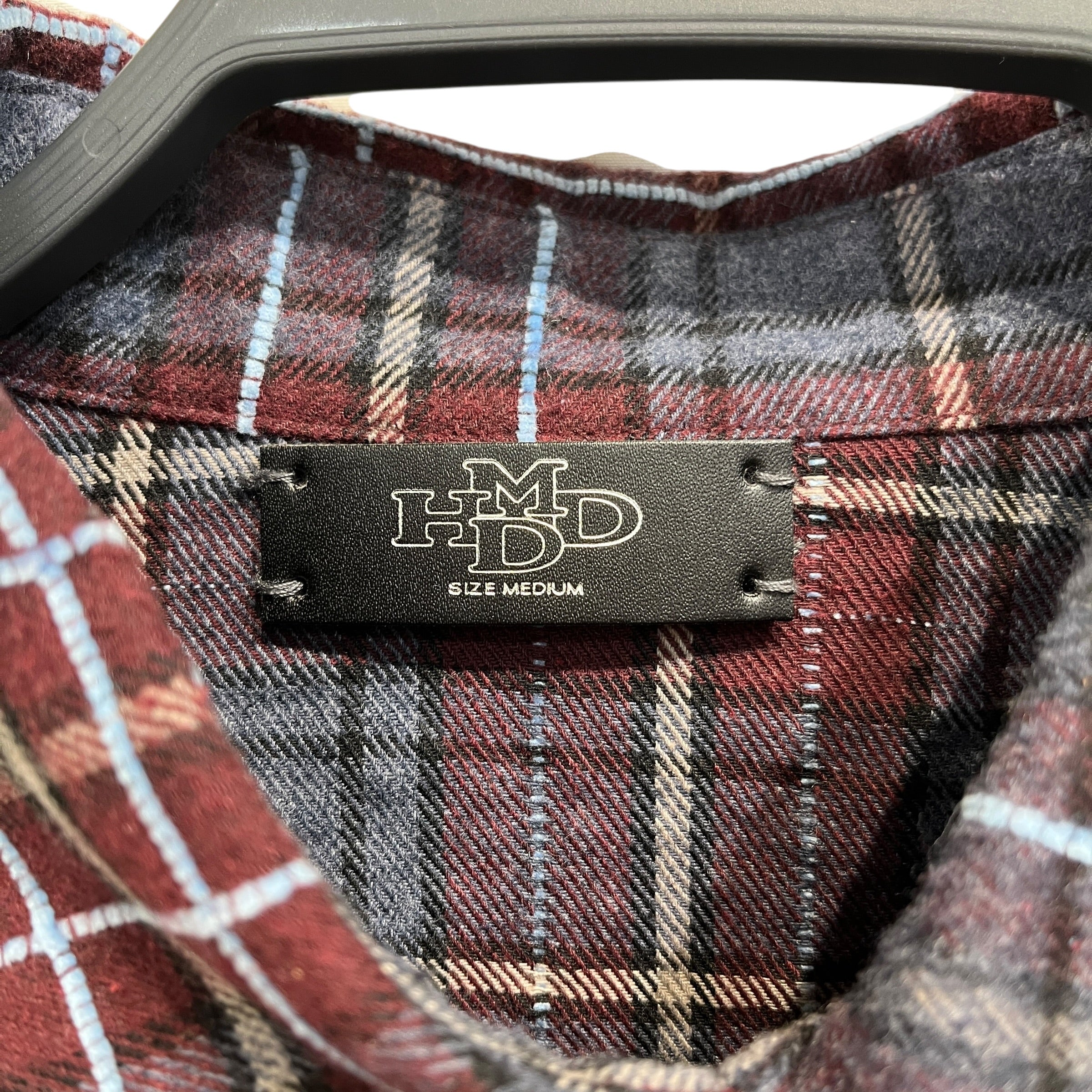 HMDD(Happy Memories Don't Die)/Flannel Shirt/M/Cotton/IDG/Plaid/Disco Flannel view 3
