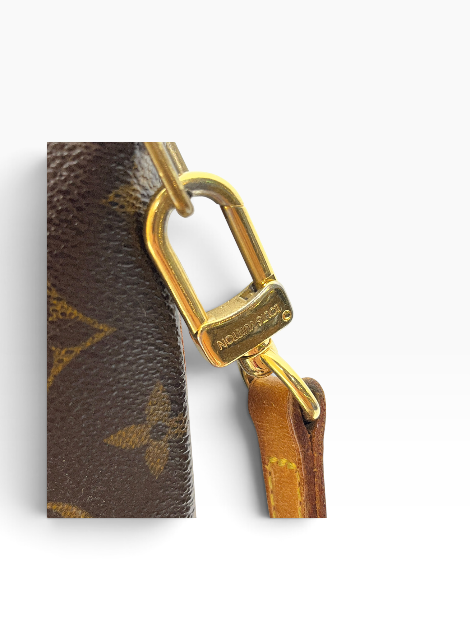 LOUIS VUITTON/Cross Body Bag/Monogram/Leather/BRW/Musette Salsa view 3
