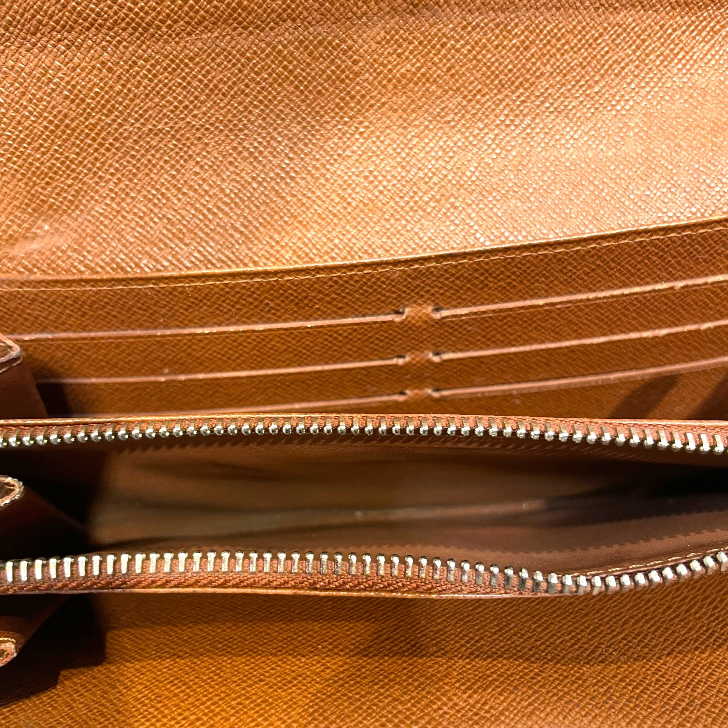 LOUIS VUITTON/Long Wallet/Monogram/Leather/BRW/L's/Sarah Wallet view 3