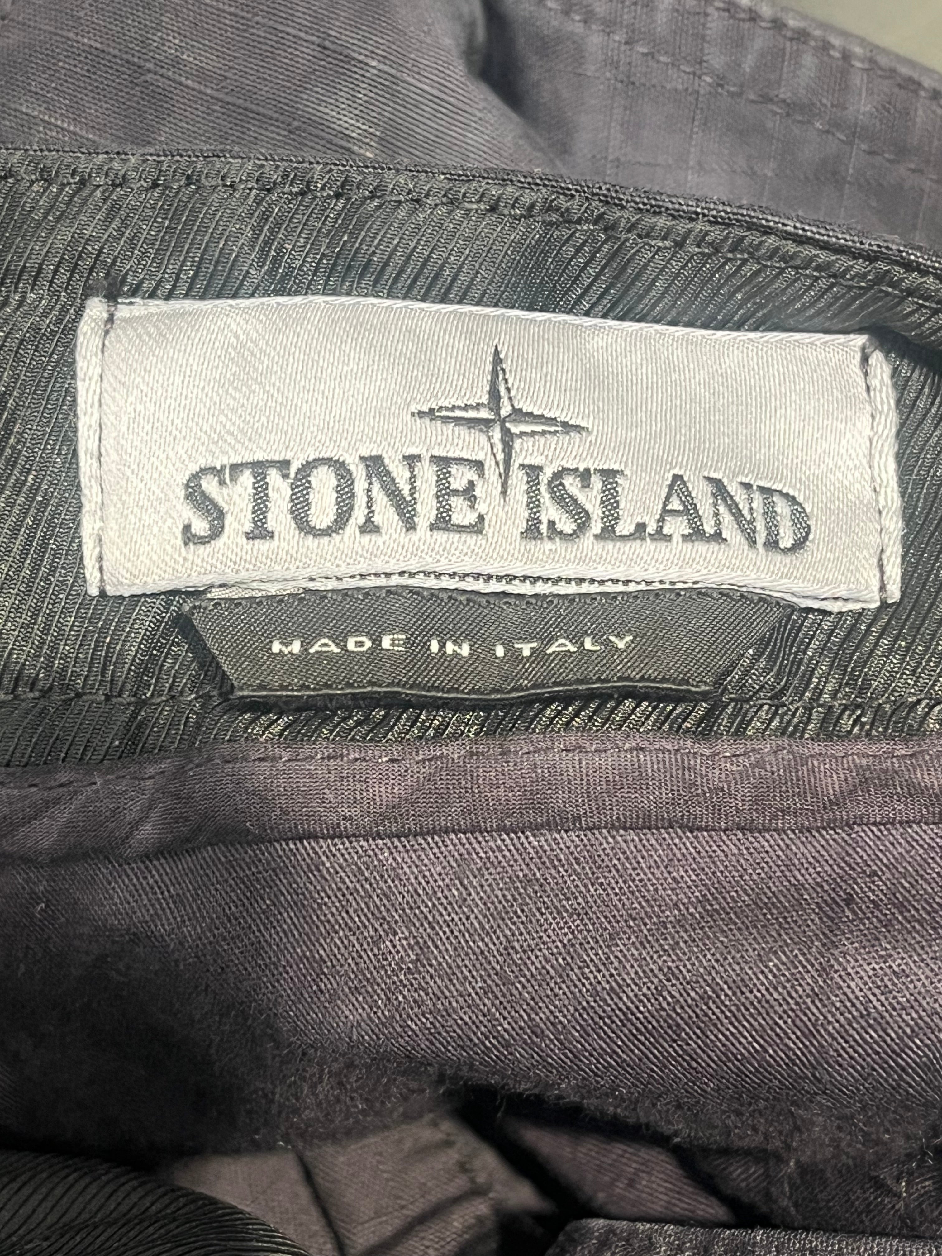 STONE ISLAND/Straight Pants/34/Cotton/NVY/ view 3