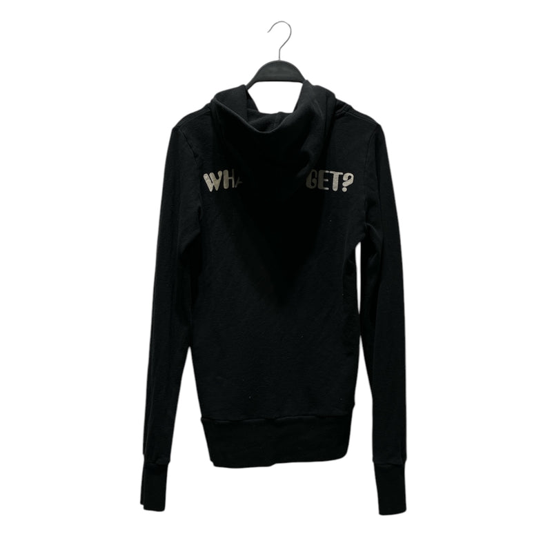 HYSTERIC GLAMOUR/Zip Up Hoodie/S/Cotton/BLK/with bear