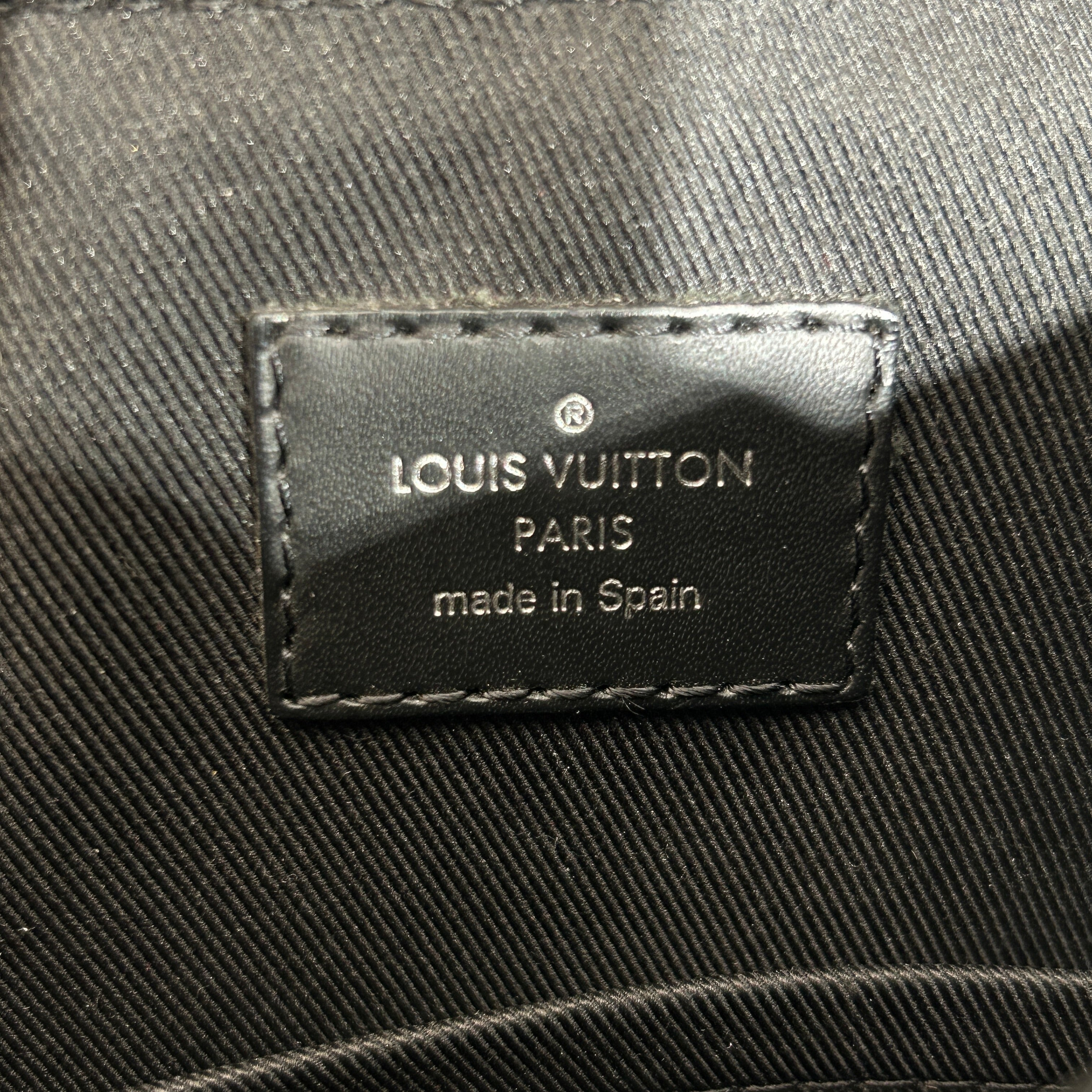 LOUIS VUITTON/Cross Body Bag/Gingham Check/BLK/Damier Graphite District PM view 5