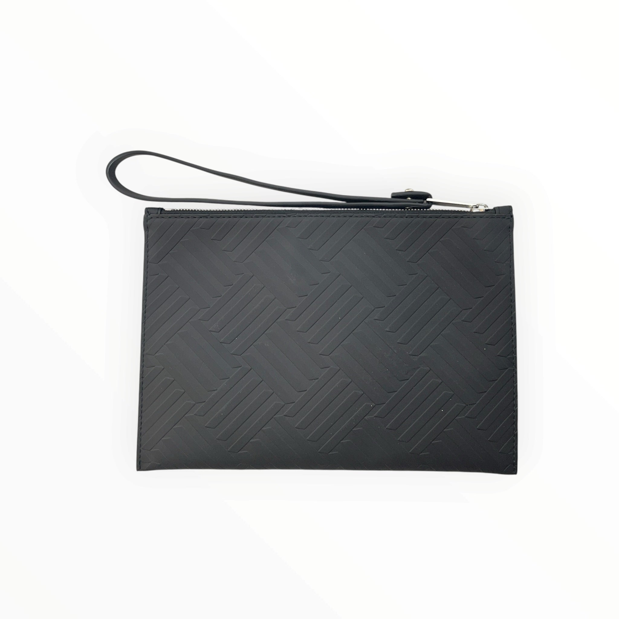 BOTTEGA VENETA/Hand Bag/Leather/BLK/INTRECCIATO HAND STRAP CLUTCH view 1