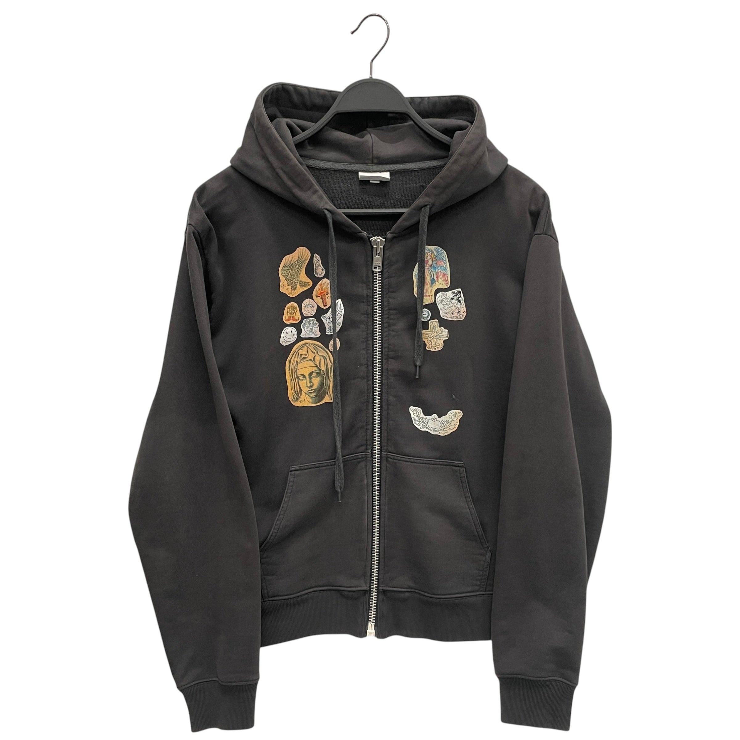 Vaquera/Zip Up Hoodie/M/Cotton/GRY/PRINTED IMAGES view 1