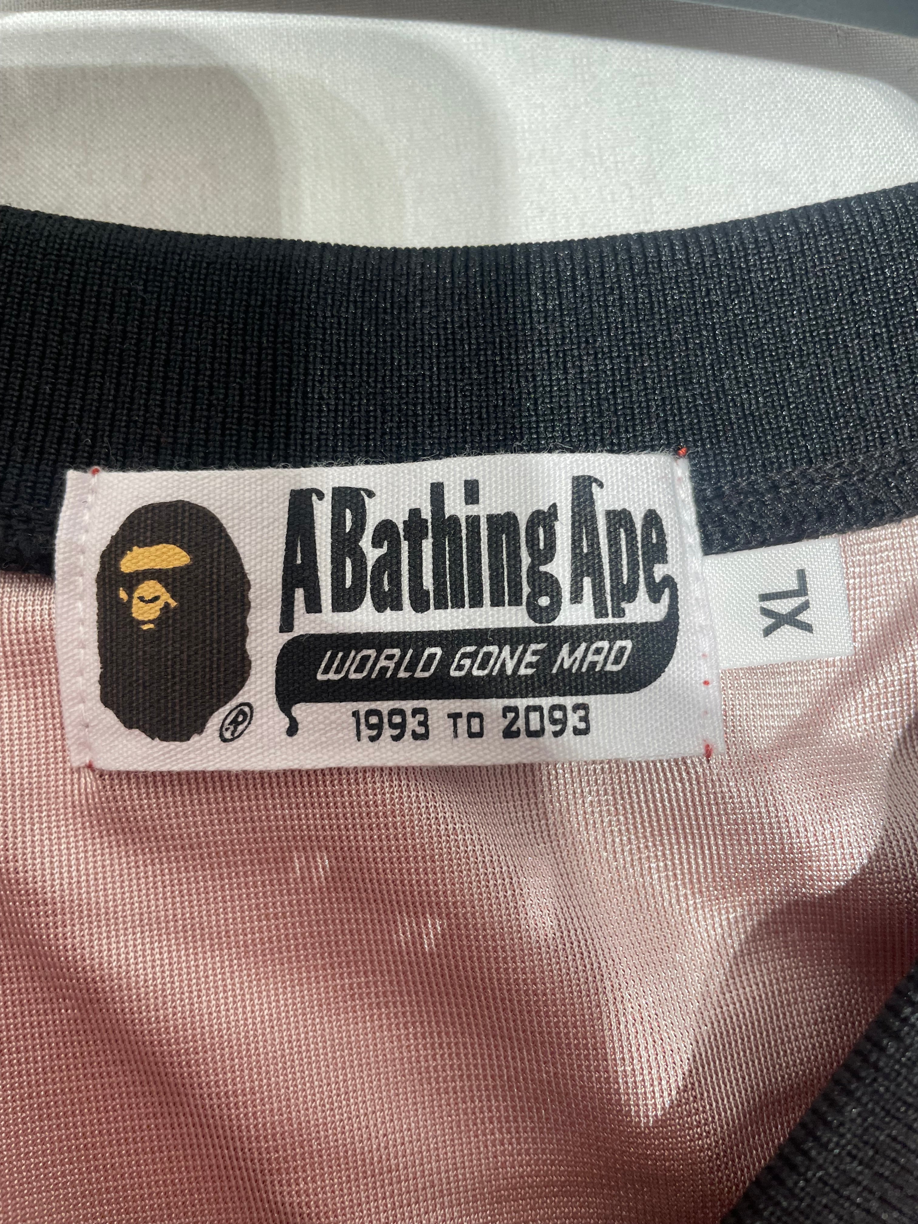 A BATHING APE/T-Shirt/XL/Polyester/RED/All Over Print/SEOUL 2016 FOOTBALL JERSEY view 3