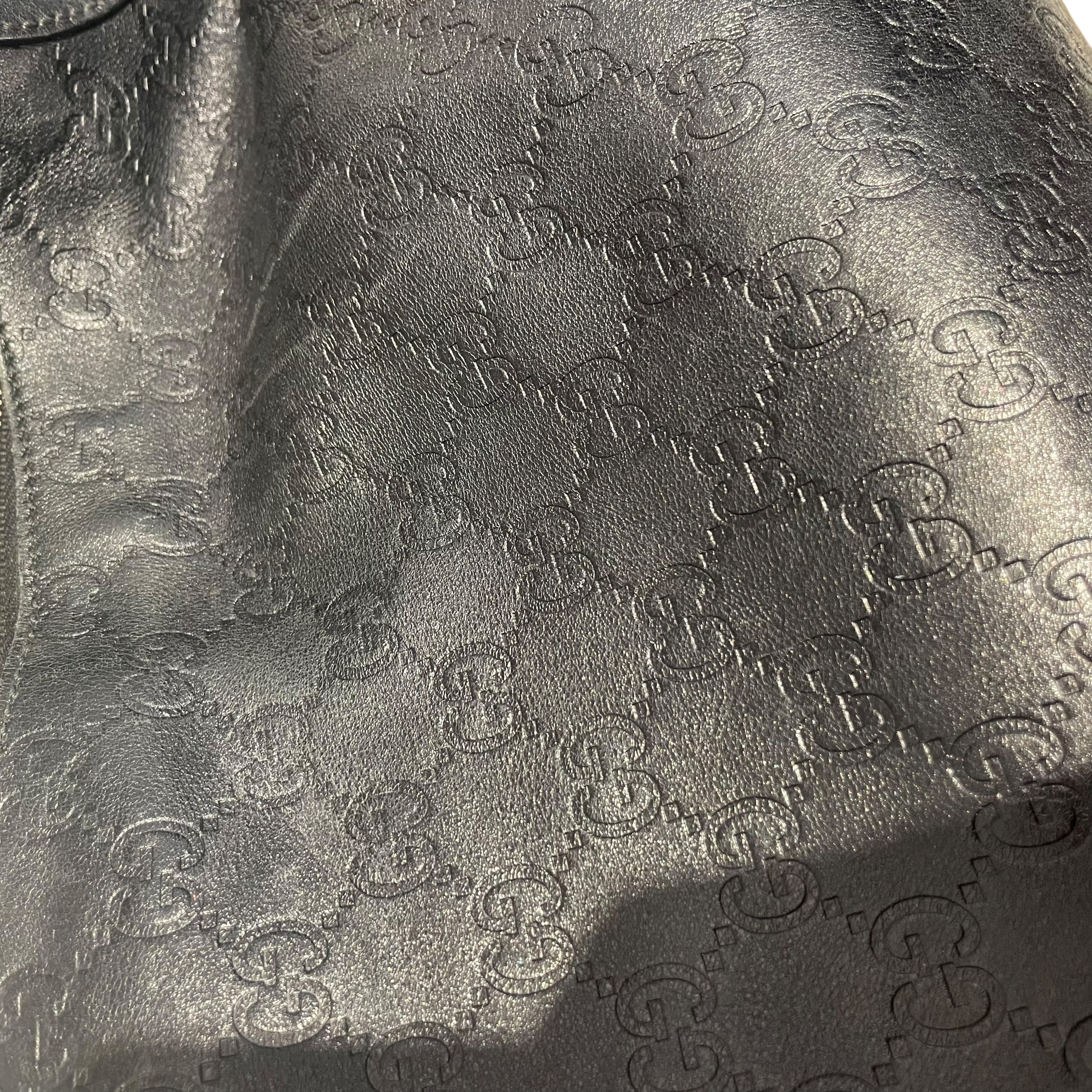 GUCCI/Tote Bag/Leather/BLK/Halser Horsebit Creole view 6