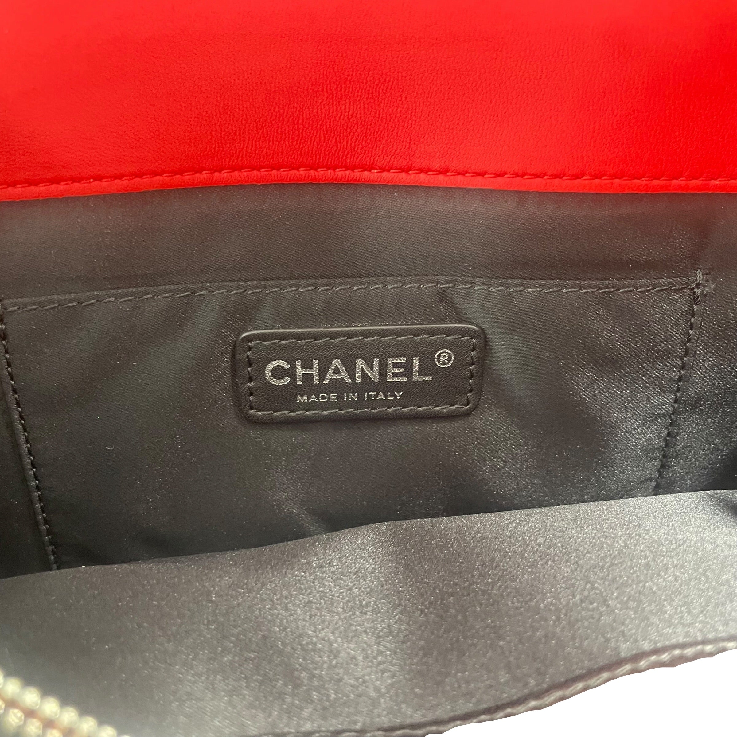 CHANEL/Bag/Leather/MLT/17966051 RED BLK WhT Slvr Hrdw view 8