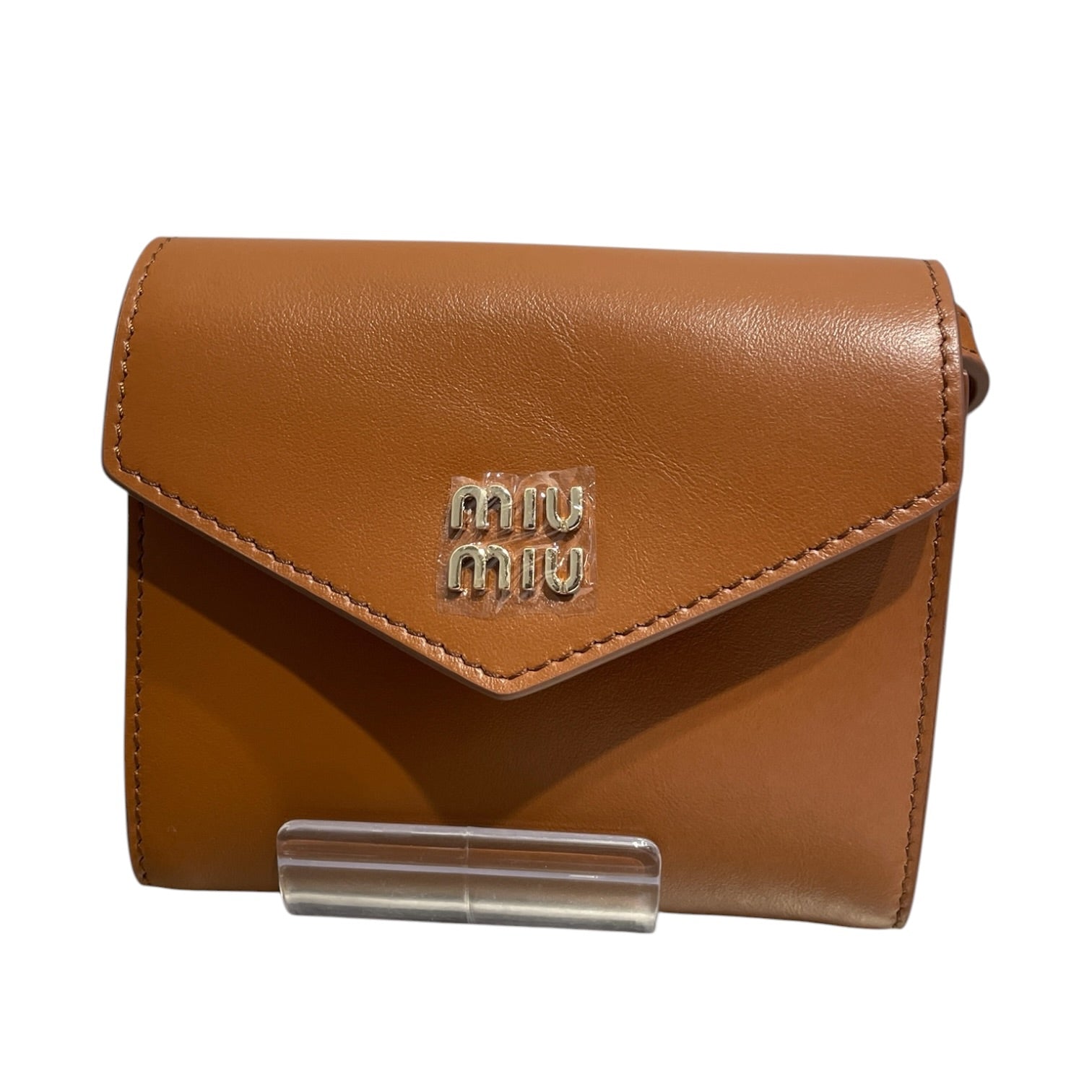 MIU MIU/Bifold Wallet/Leather/CML/L's/NAPPA COMPACT WALLET ON STRAP view 1