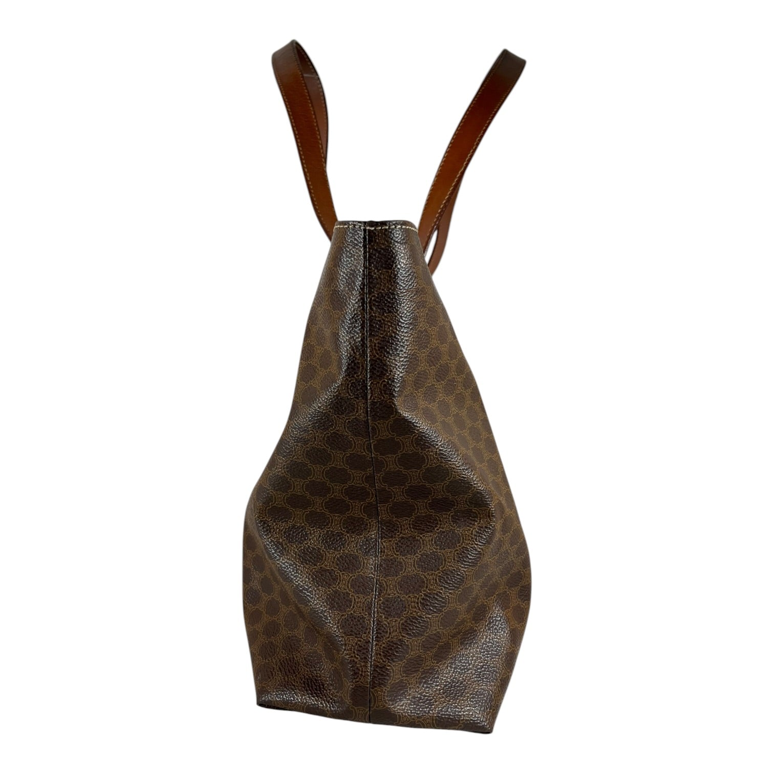 CELINE/Tote Bag/Monogram/Leather/BRW/MACADAM view 3