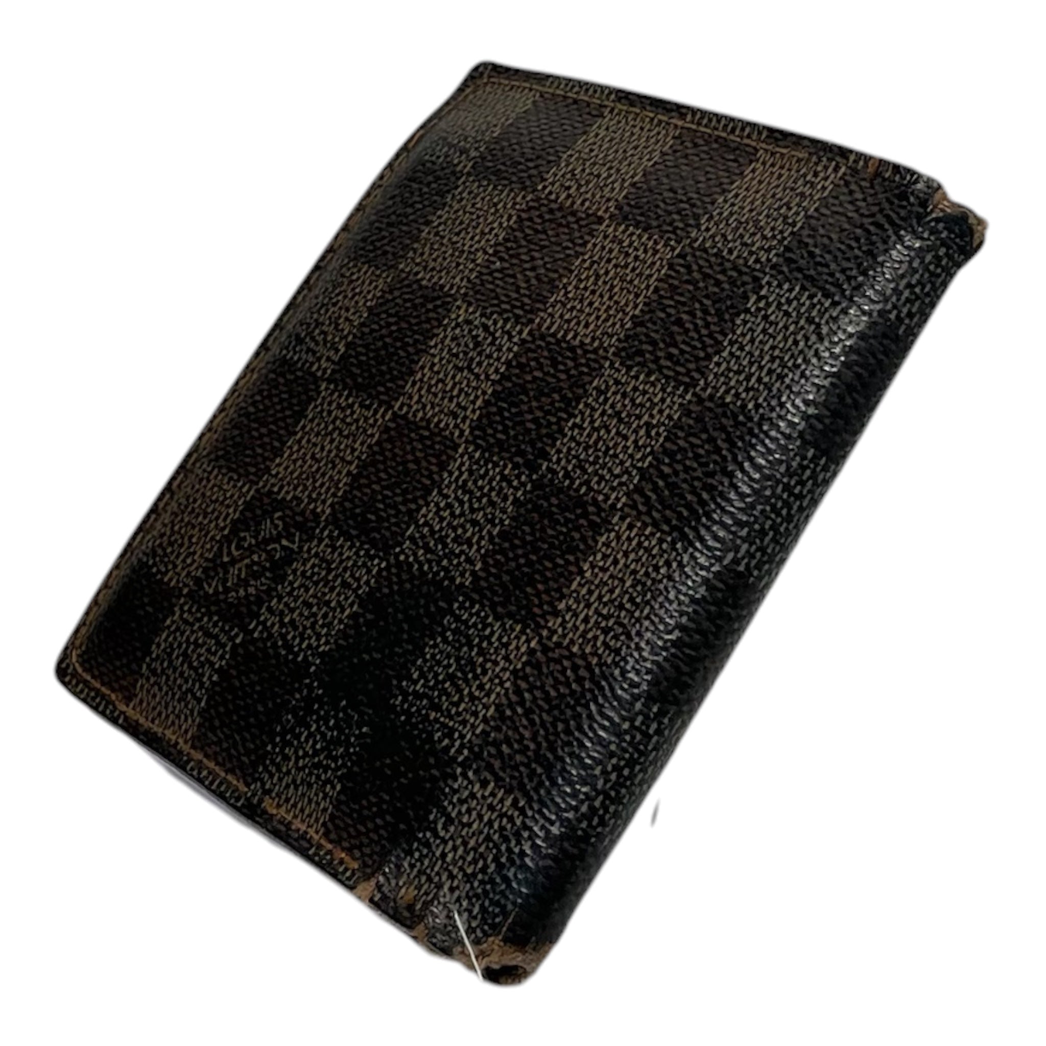 LOUIS VUITTON/Bifold Wallet/Monogram/Leather/BRW/BROWN AND YELLOW MONOGRAM view 1