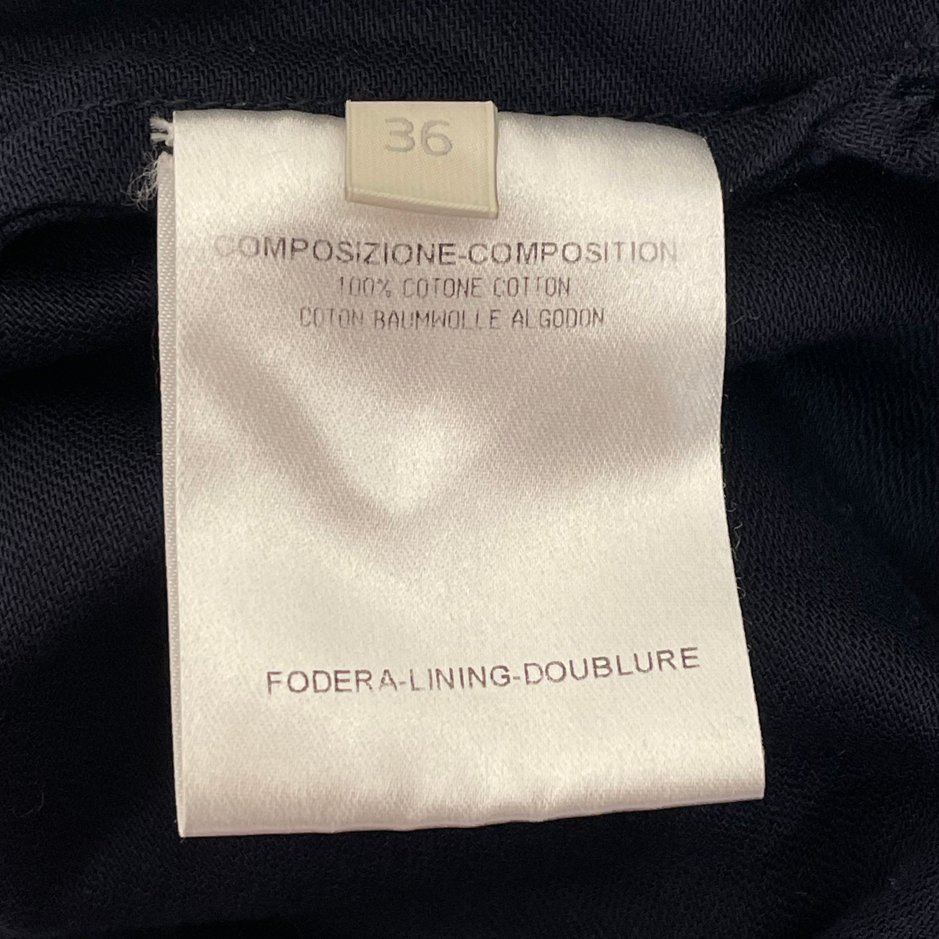 STELLAMcCARTNEY/Dress/36/Cotton/NVY/ view 4