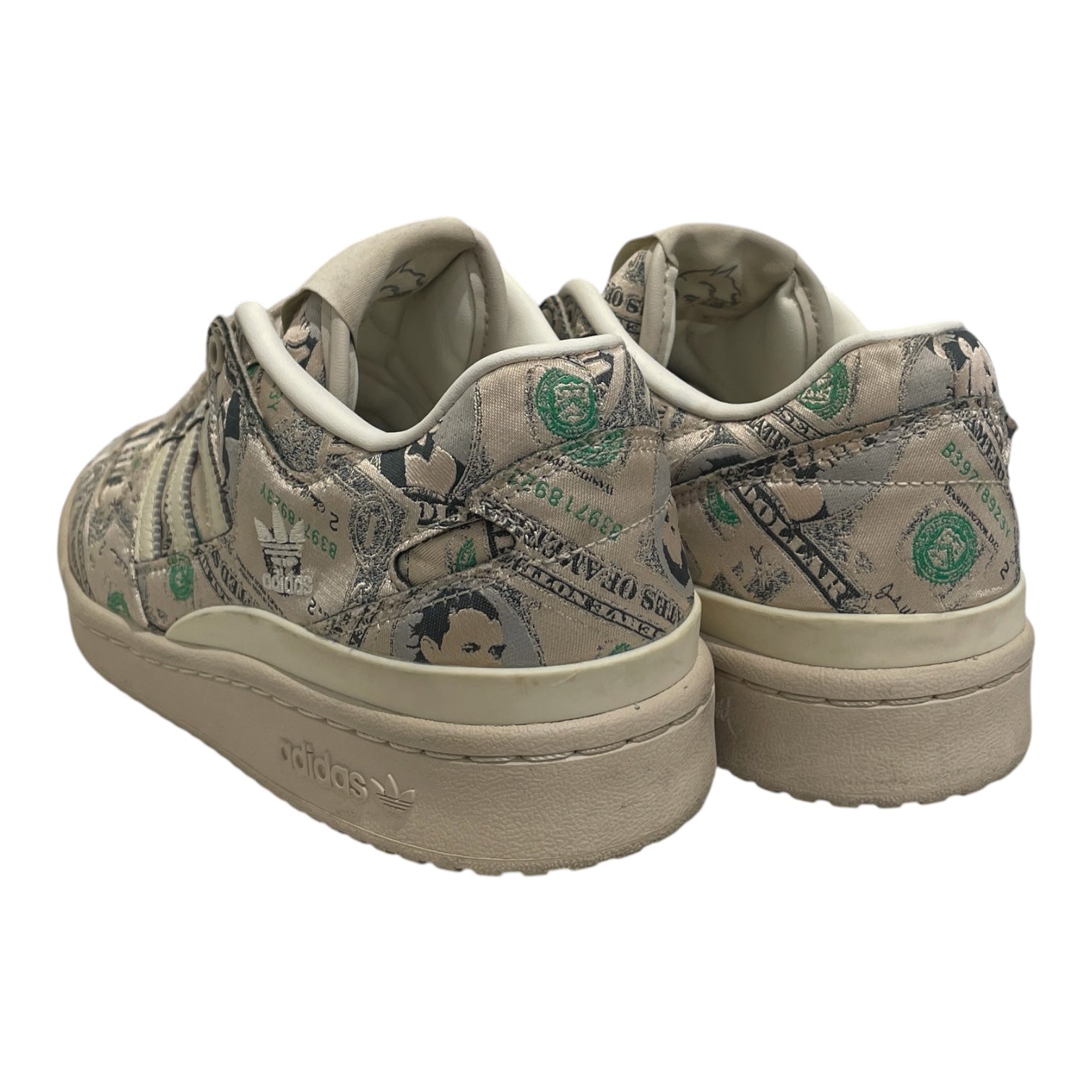 adidas/JEREMY SCOTT X FORUM LOW WINGS/Low-Sneakers/US 7.5/All Over Print/Cotton/BEG/GX6393 view 2