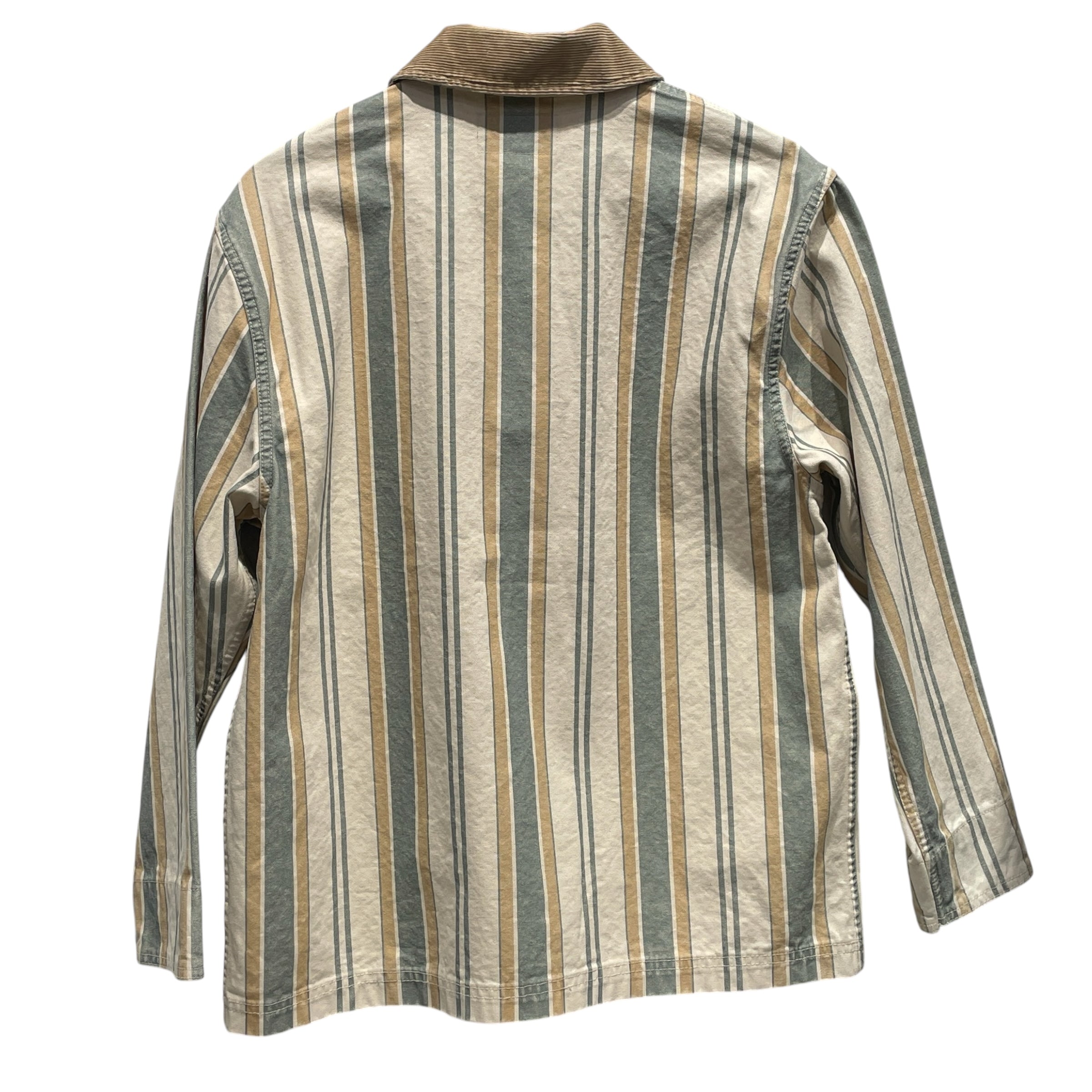 FILSON/Jacket/S/Cotton/MLT/Stripe/Green/Brown stripe cord collar view 2