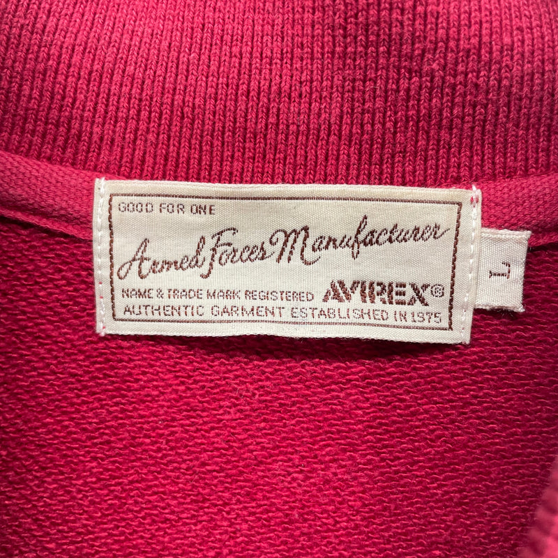 AVIREX/Baseball Jkt/L/Cotton/RED/USA 1975 ON FRONT