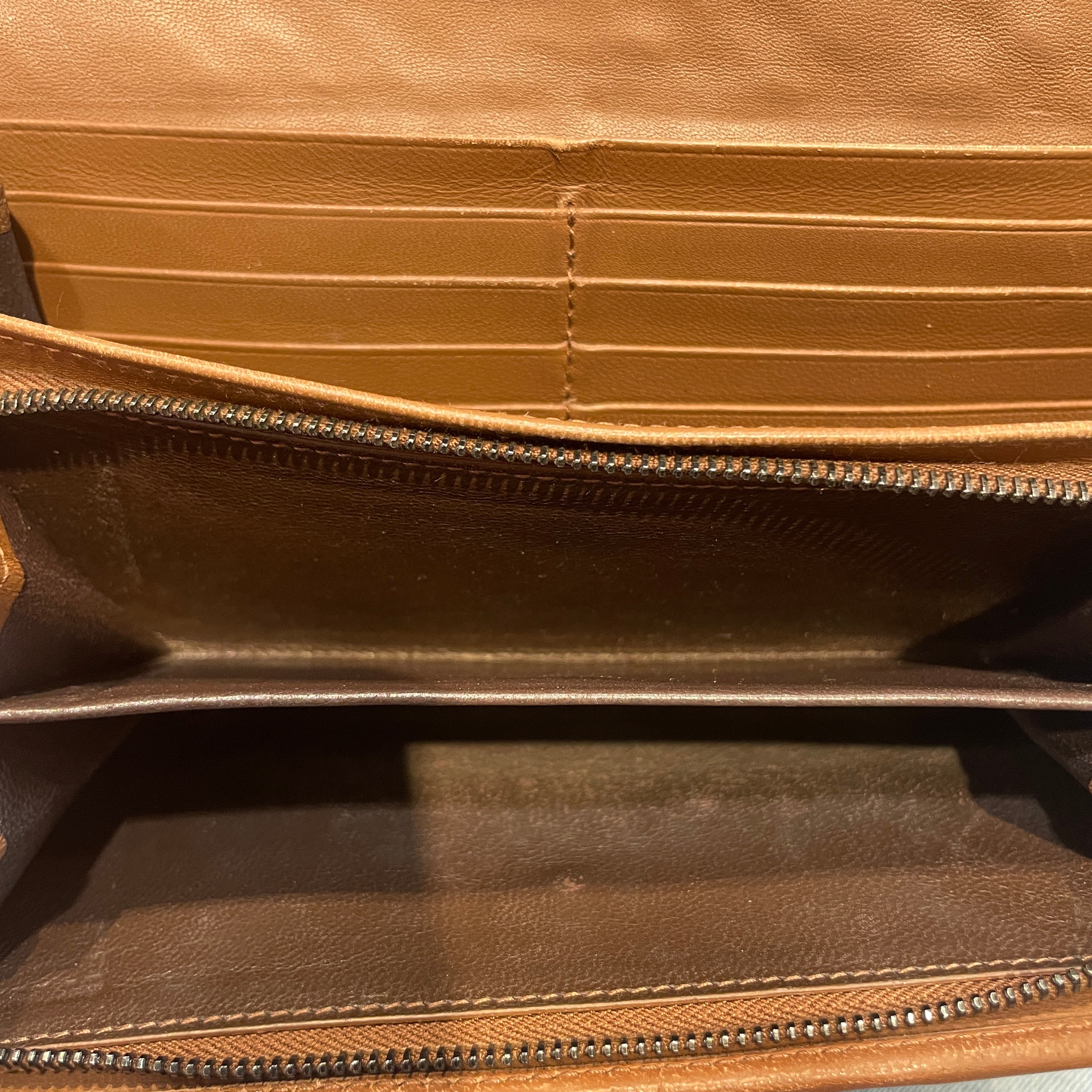 BOTTEGA VENETA/Long Wallet/Animal Pattern/Leather/BRW/L's/Intrecciato Ayers Snakeskin view 3