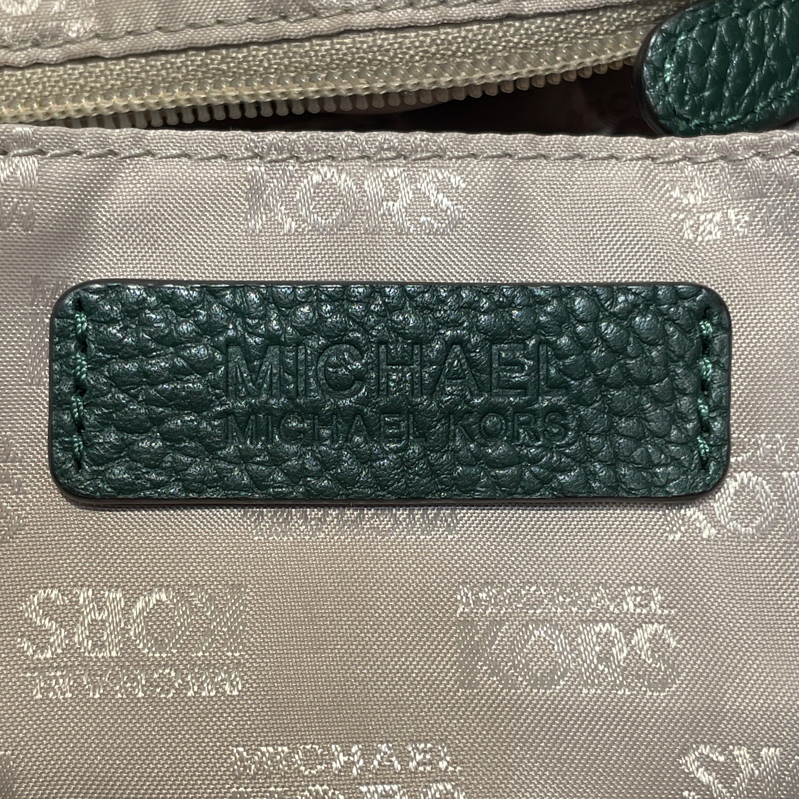 MICHAEL KORS/Backpack/Leather/GRN/Leahter BAckpack view 6