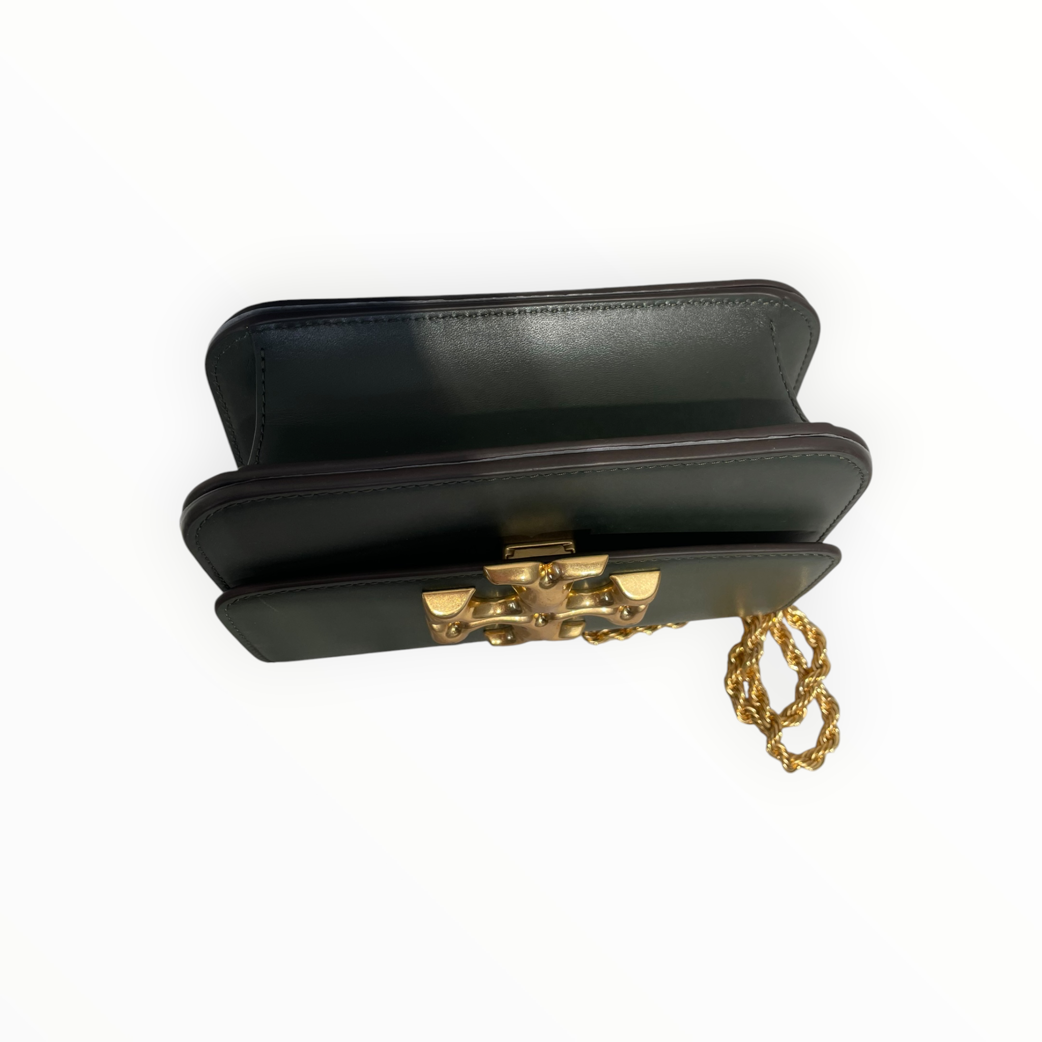TORY BURCH/Bag/Leather/GRN/GOLD HARDWARE view 5