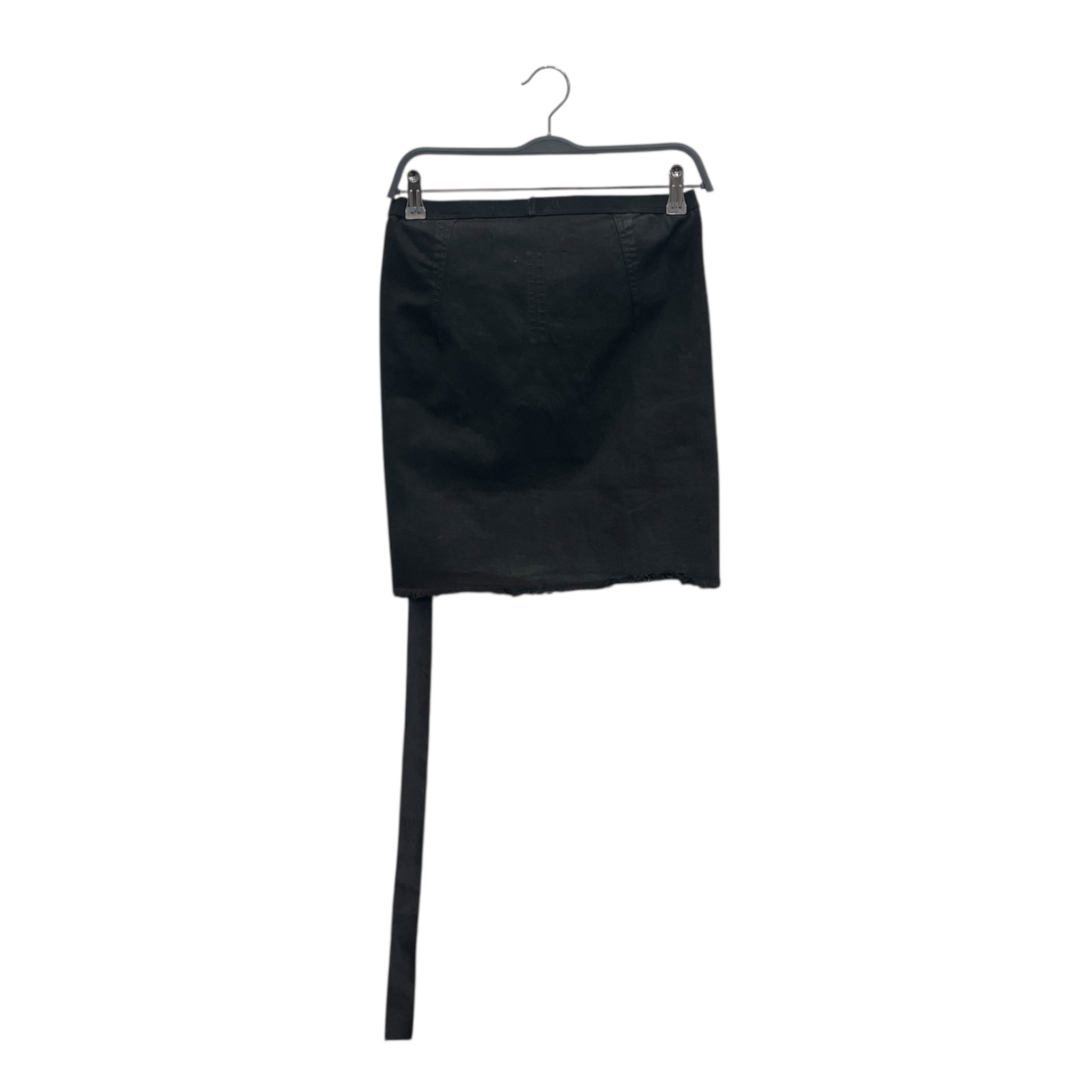 Rick Owens/Skirt/S/Cotton/BLK/PANELED SKIRT view 2