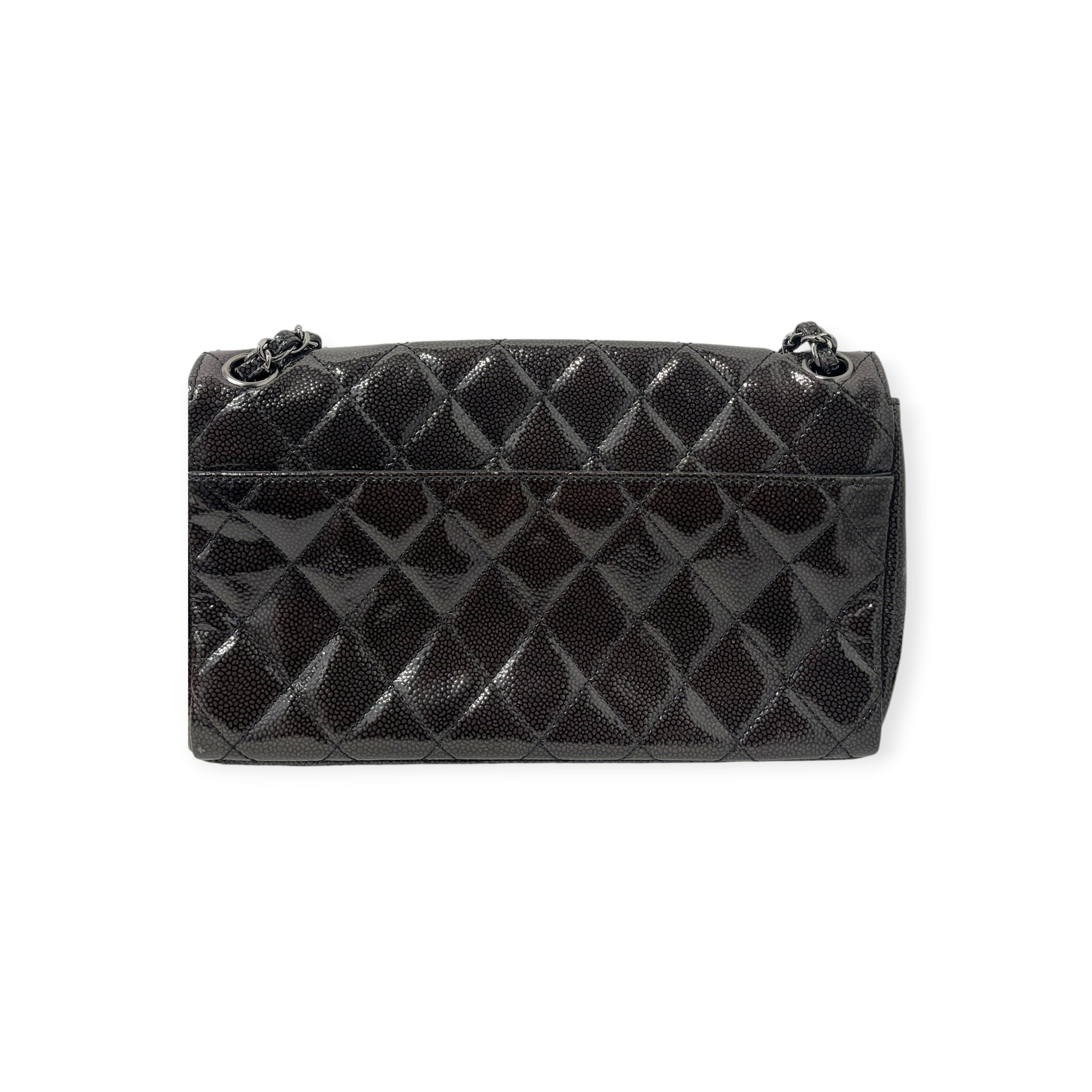 CHANEL/Bag/Leather/BLK/CHANEL CAVIAR REISSUE FLAP BAG view 7