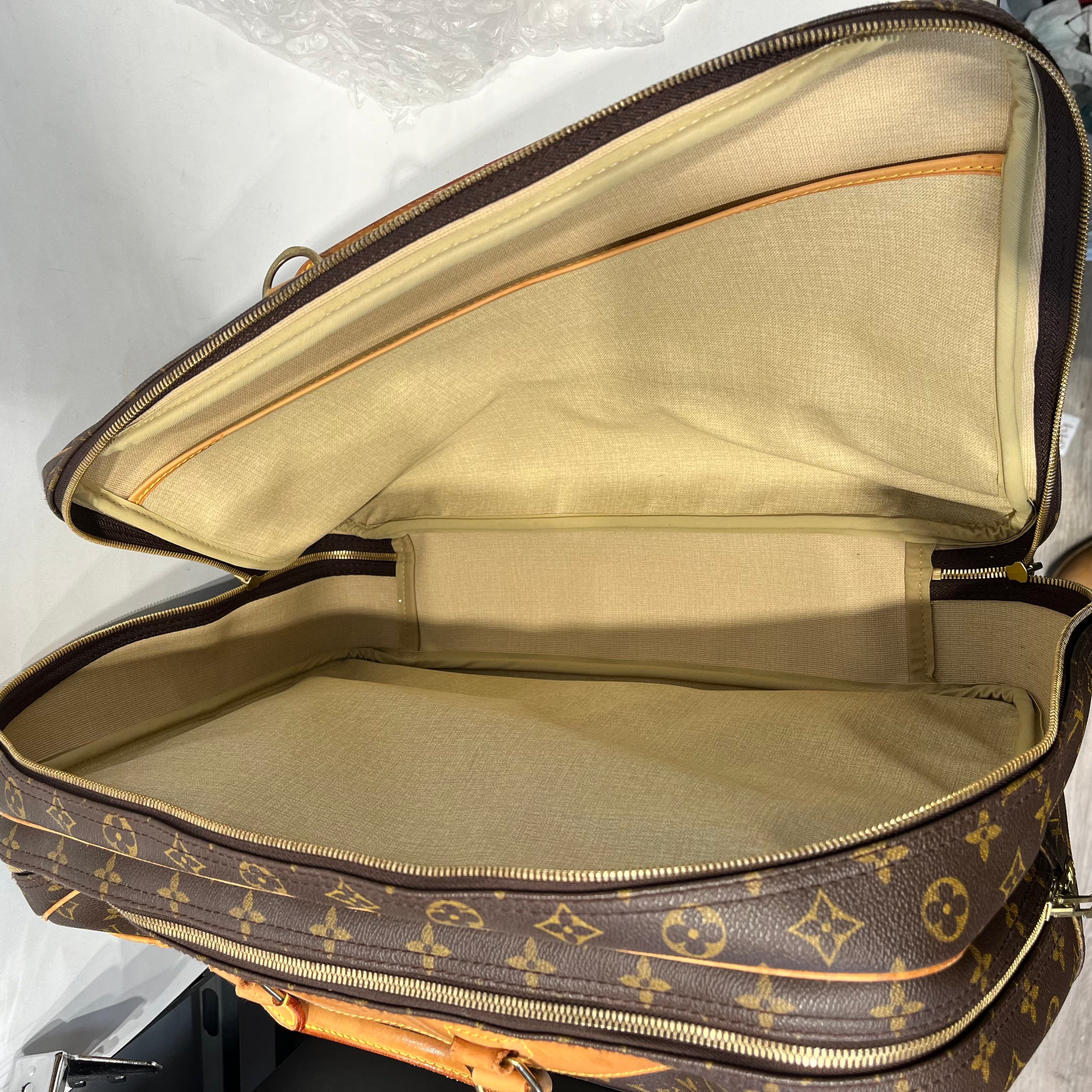 LOUIS VUITTON/Bag/Monogram/Leather/BRW/travel bag view 4